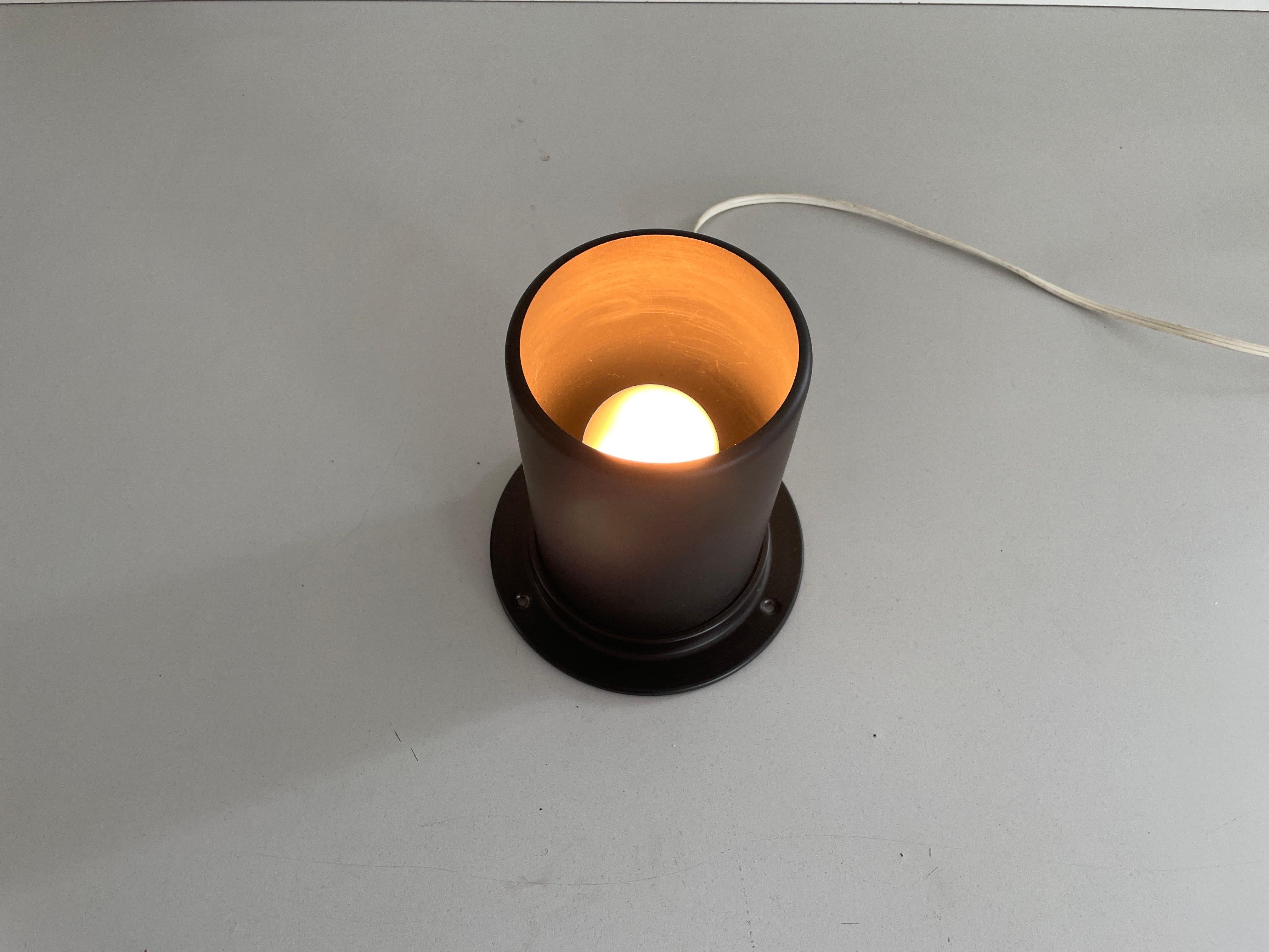 Lampada da soffitto o da parete in metallo nero A Space AGE, anni '70, Germania in vendita 6