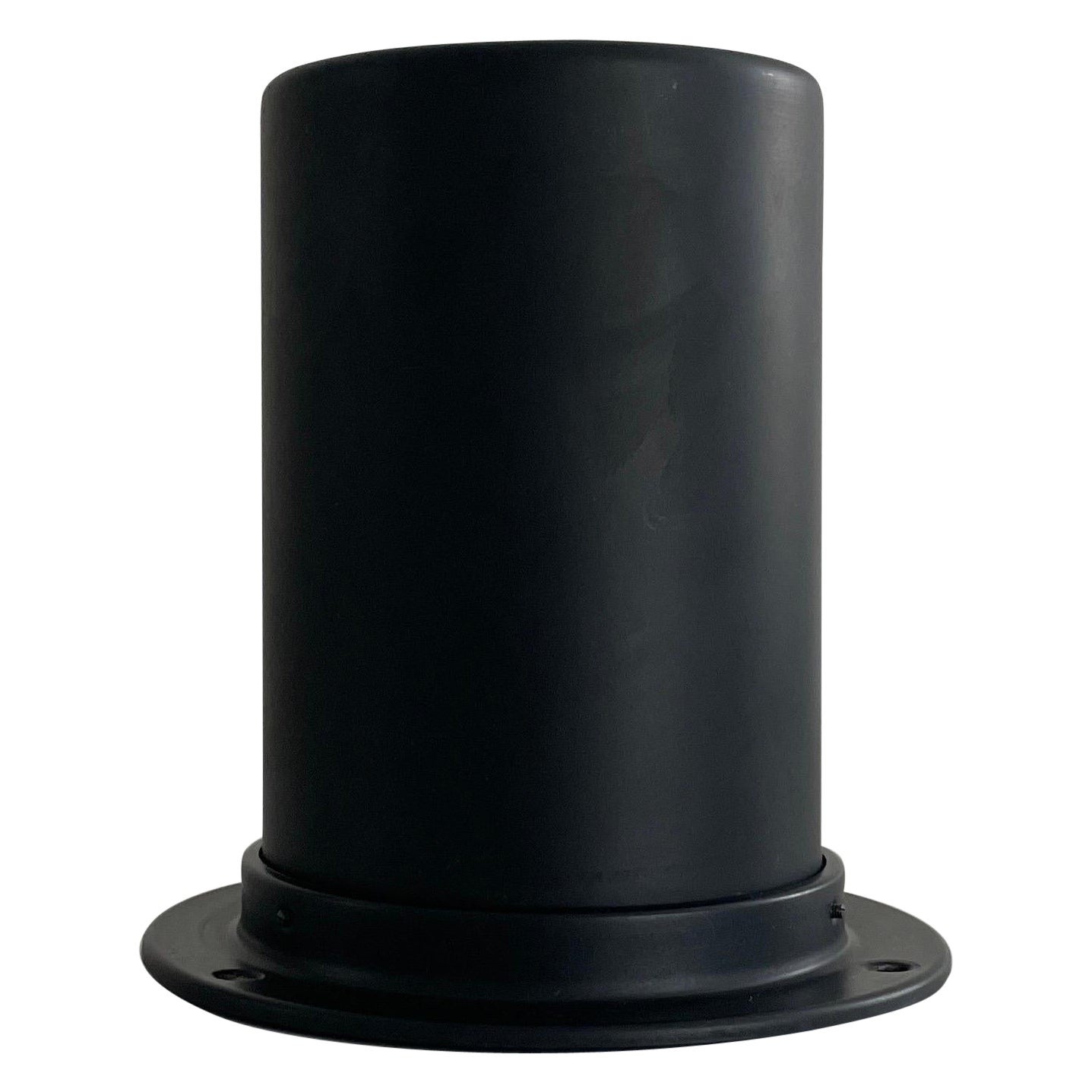 Lampada da soffitto o da parete in metallo nero A Space AGE, anni '70, Germania in vendita