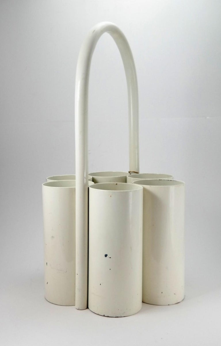 Space Age bottle carrier or wine caddy, 1960s.
 