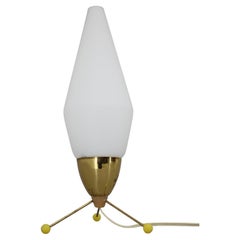 Space Age Brass Mid-Century Table Lamp" Rocket", 1960s