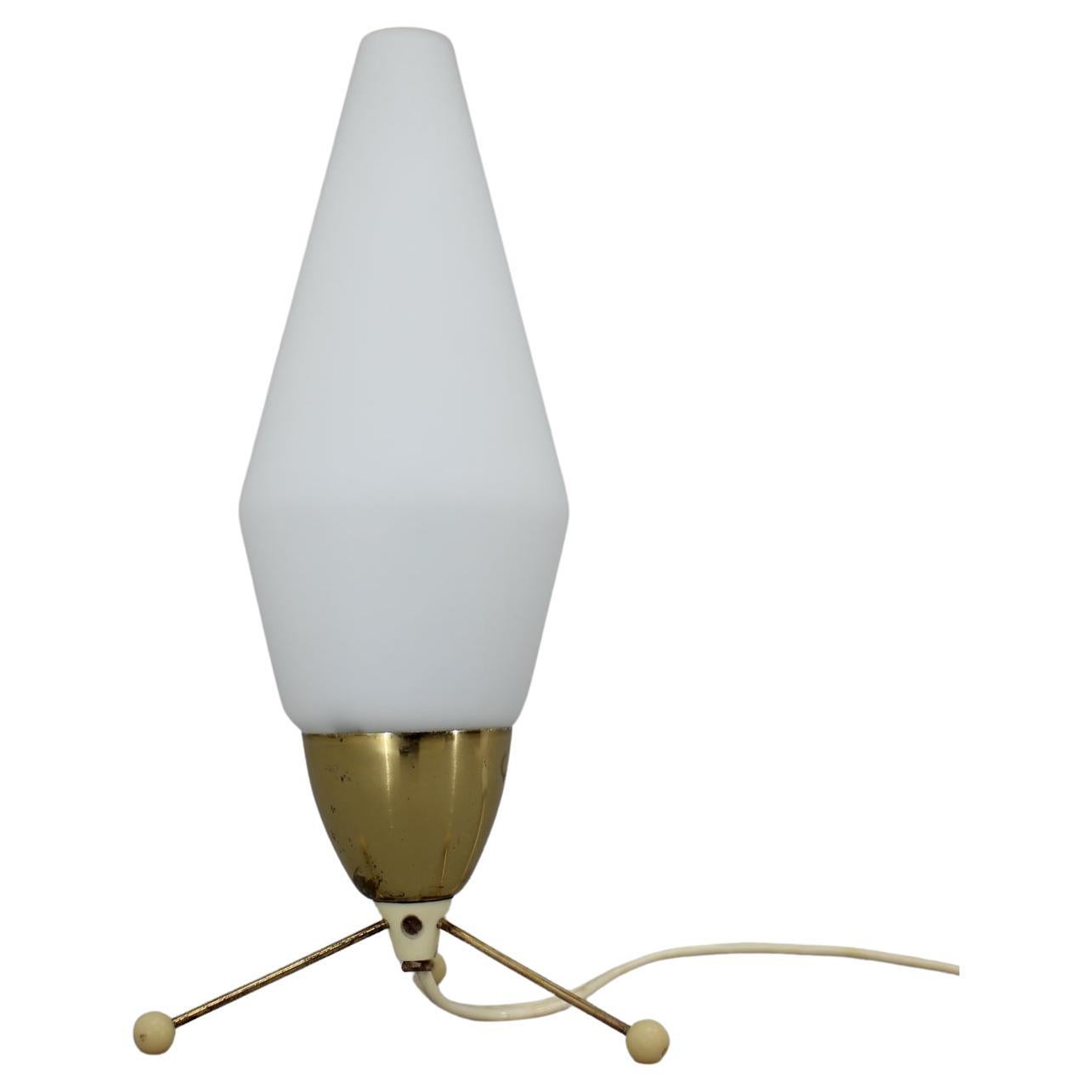 Space Age Brass Mid-Century Table Lamp" Rocket", 1960s