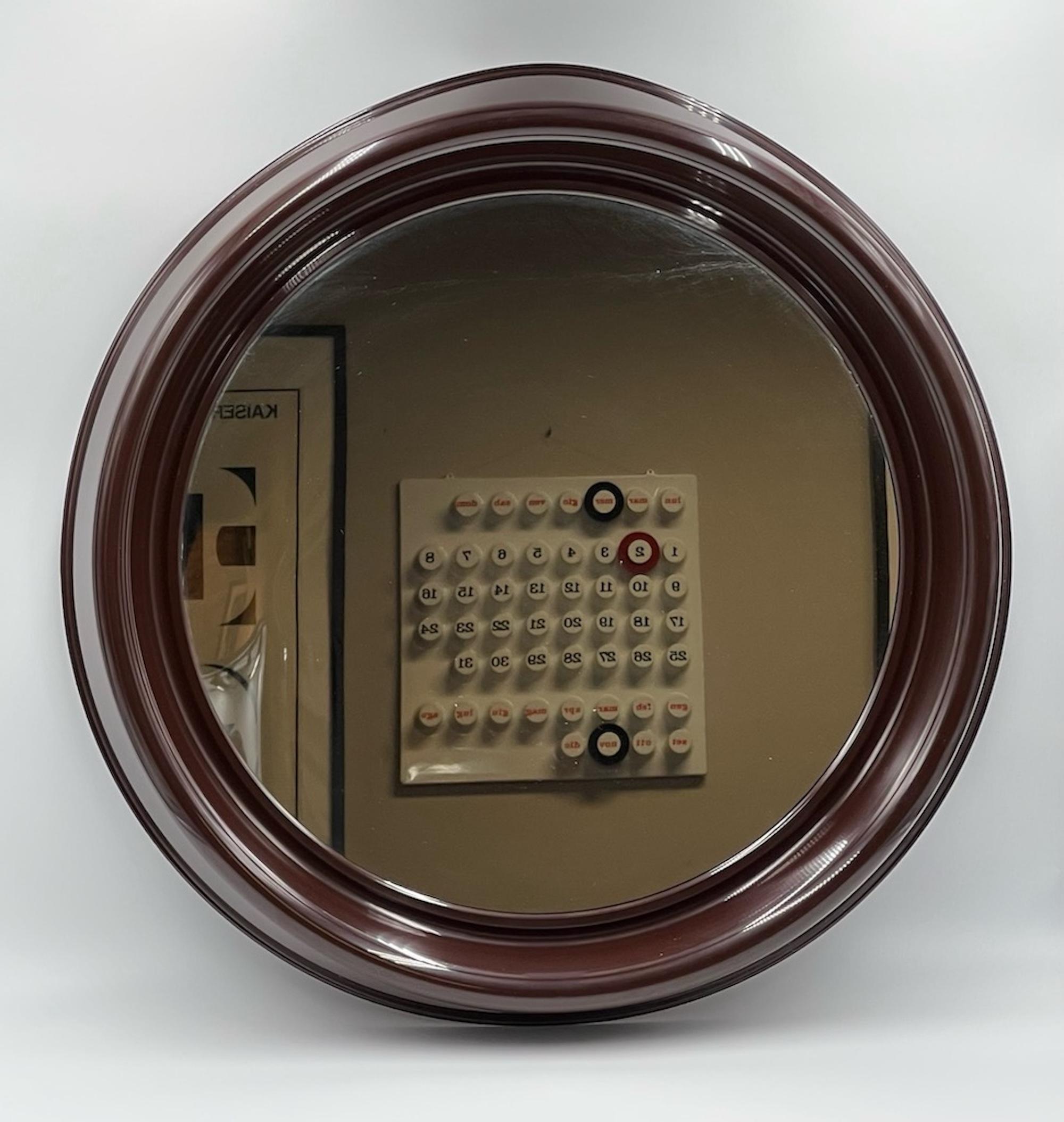  Space Age Brown Mirror by Dal Vera, 1970s 4