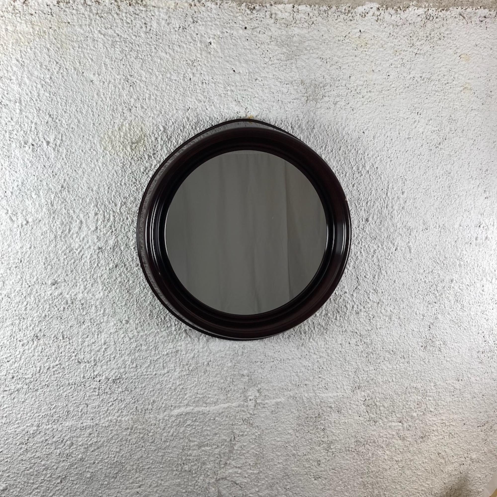 Late 20th Century  Space Age Brown Mirror by Dal Vera, 1970s