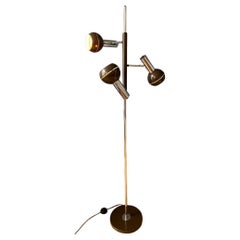 Space Age Brown Wilko Triple Eyeball Stehleuchte, 1970er Jahre