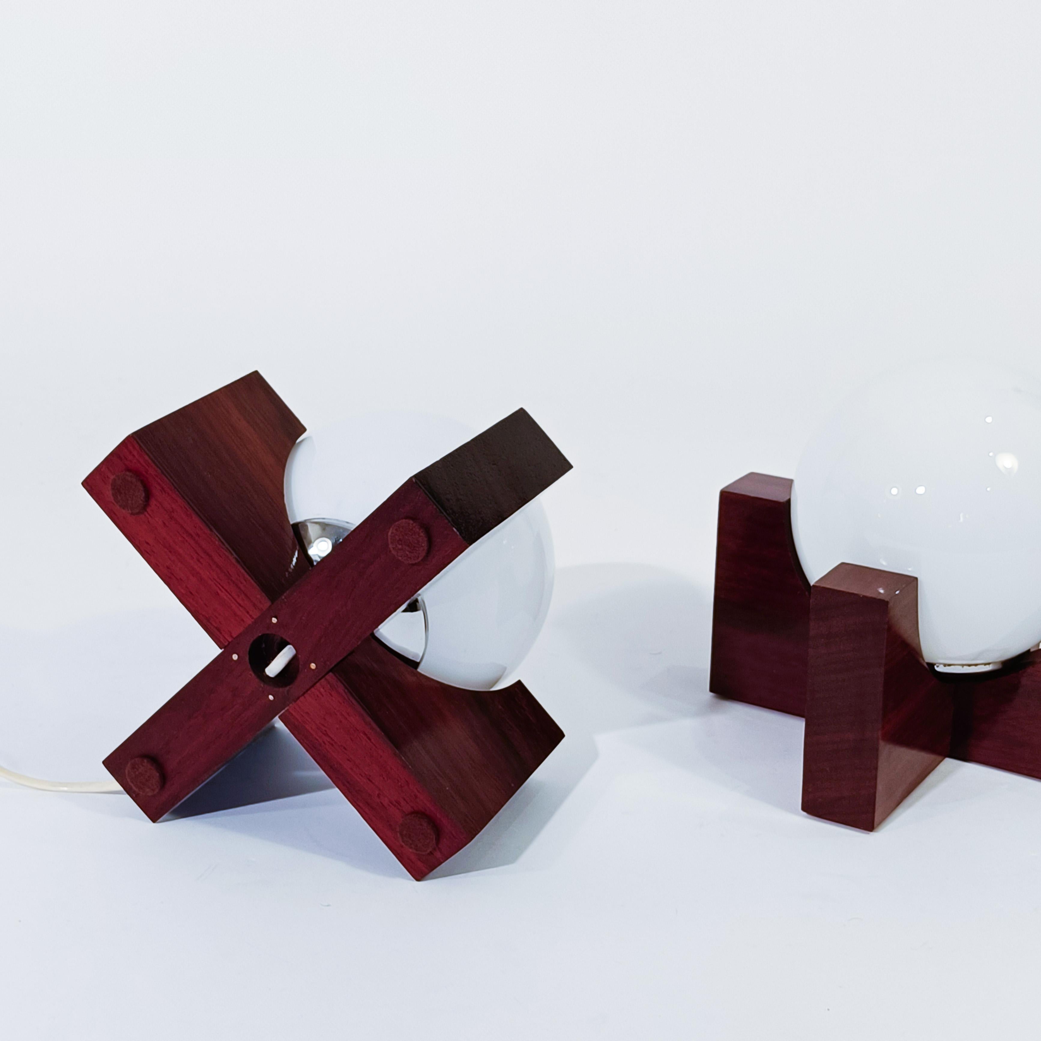 L'âge de l'espace. Lampes de table de style brutaliste par Estiluz, Espagne, 1970 en vente 3