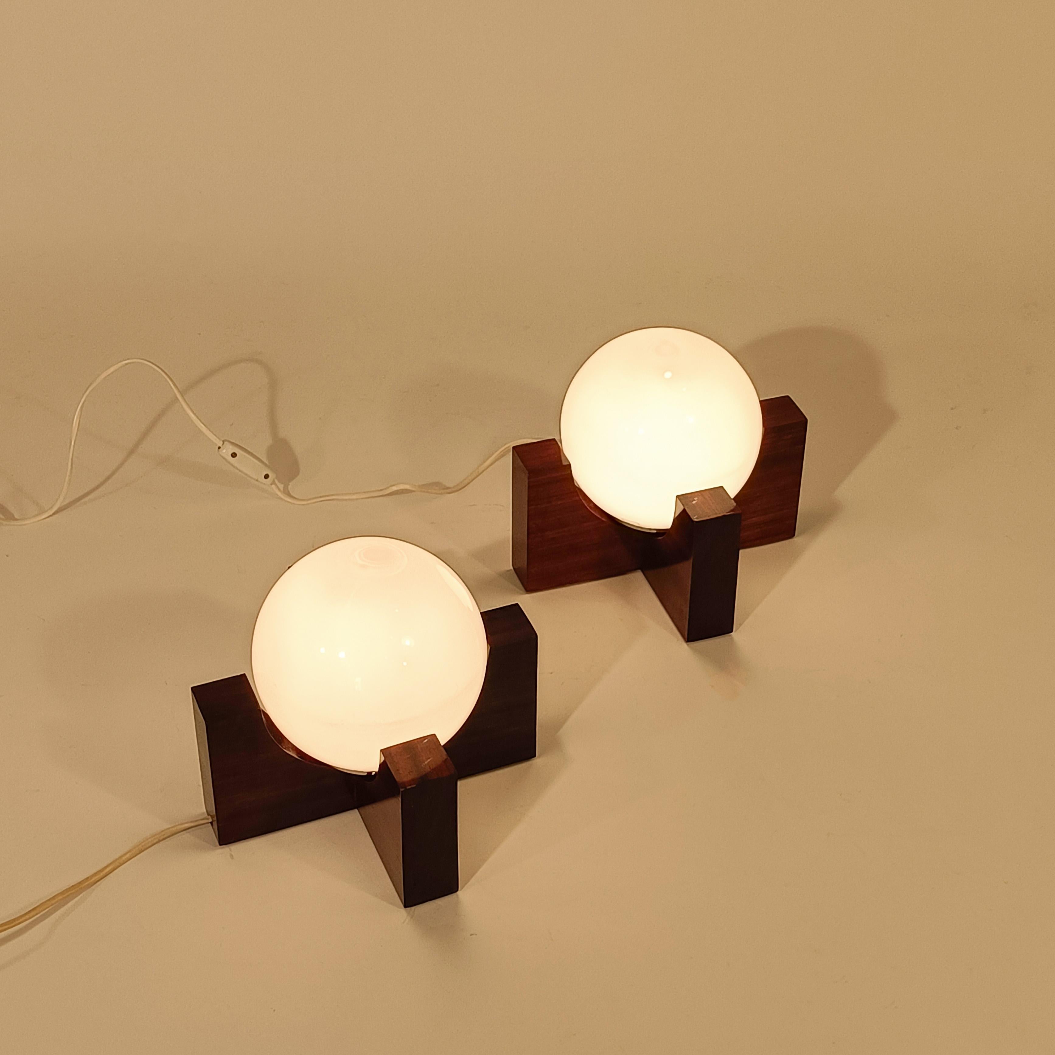 Verni L'âge de l'espace. Lampes de table de style brutaliste par Estiluz, Espagne, 1970 en vente