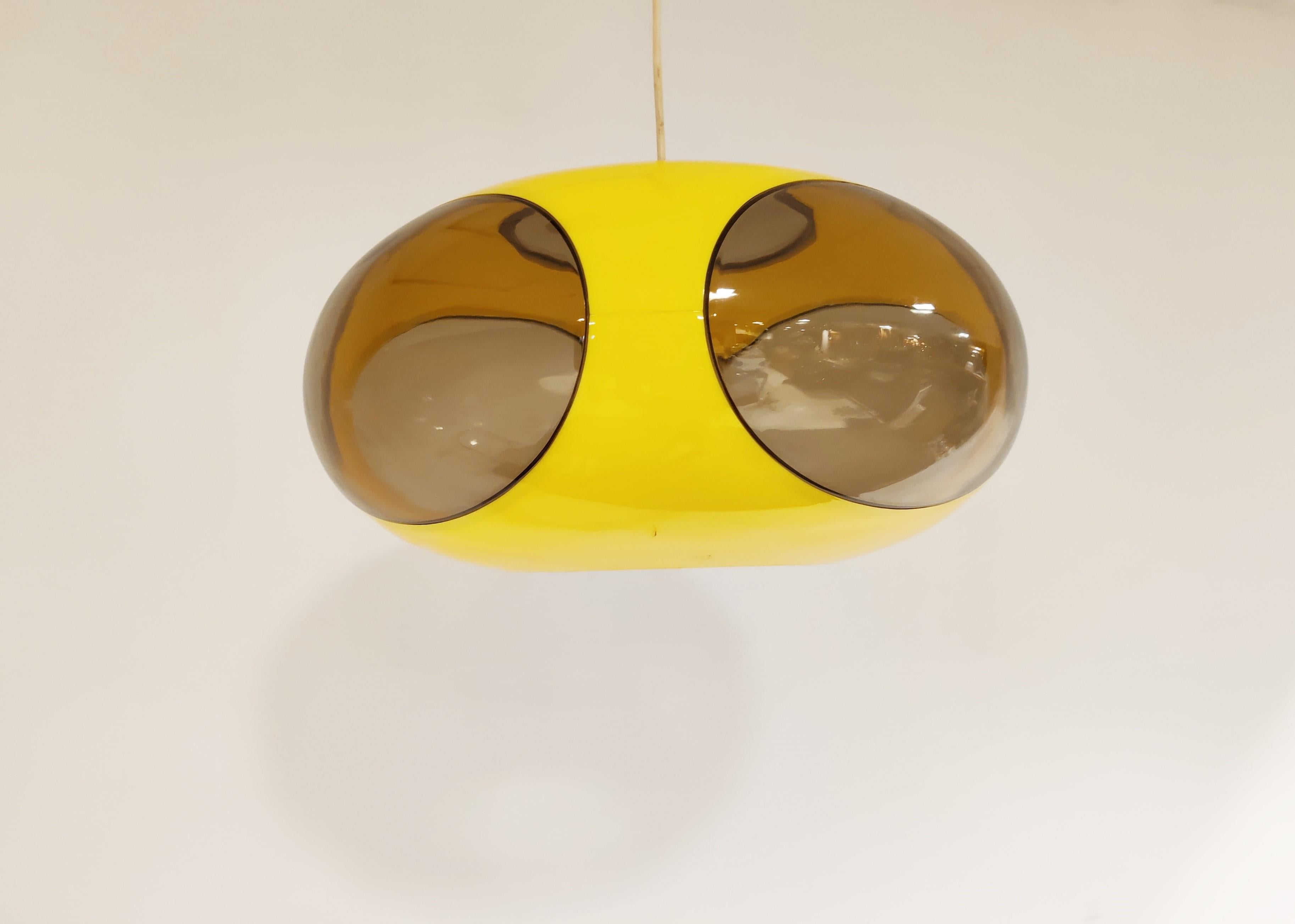 Space Age 'bug eye' Pendant Light, 1960s 4