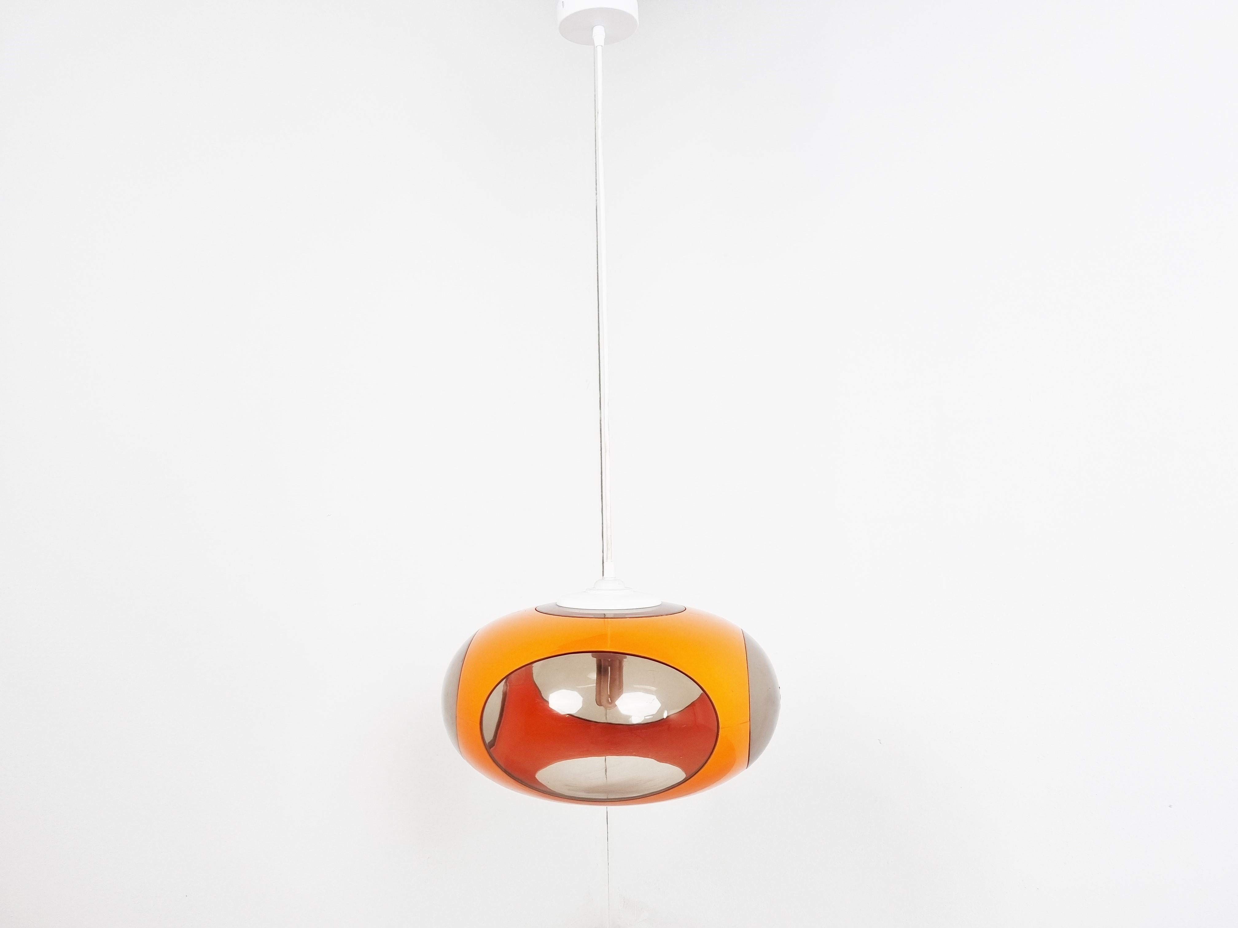 Space Age Space age 'bug eye' pendant light, 1960s