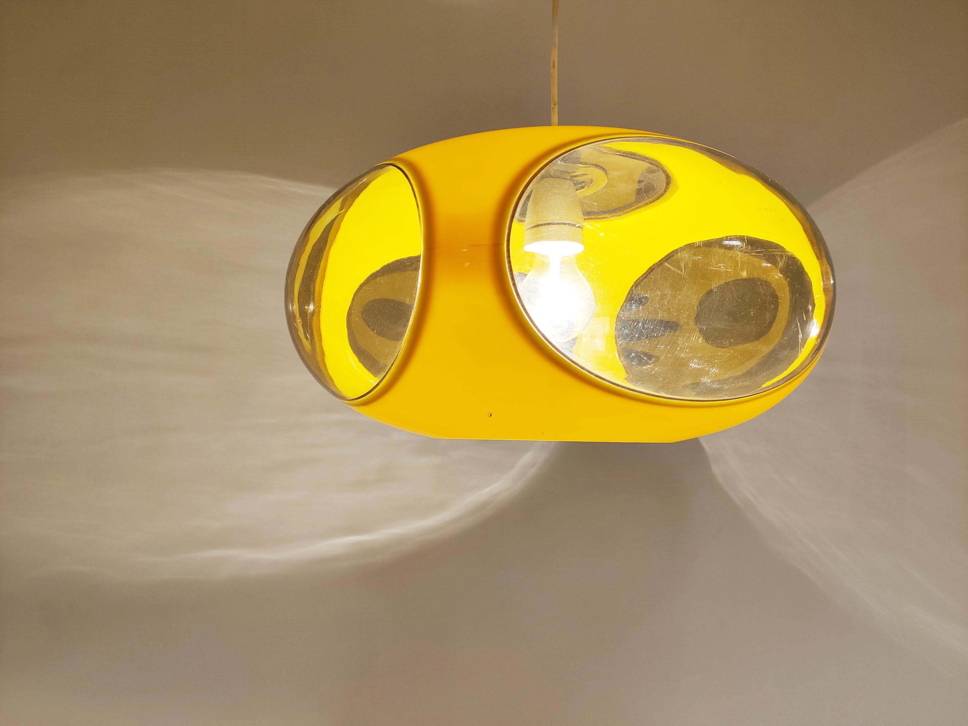 Mid-20th Century Space Age 'bug eye' Pendant Light, 1960s