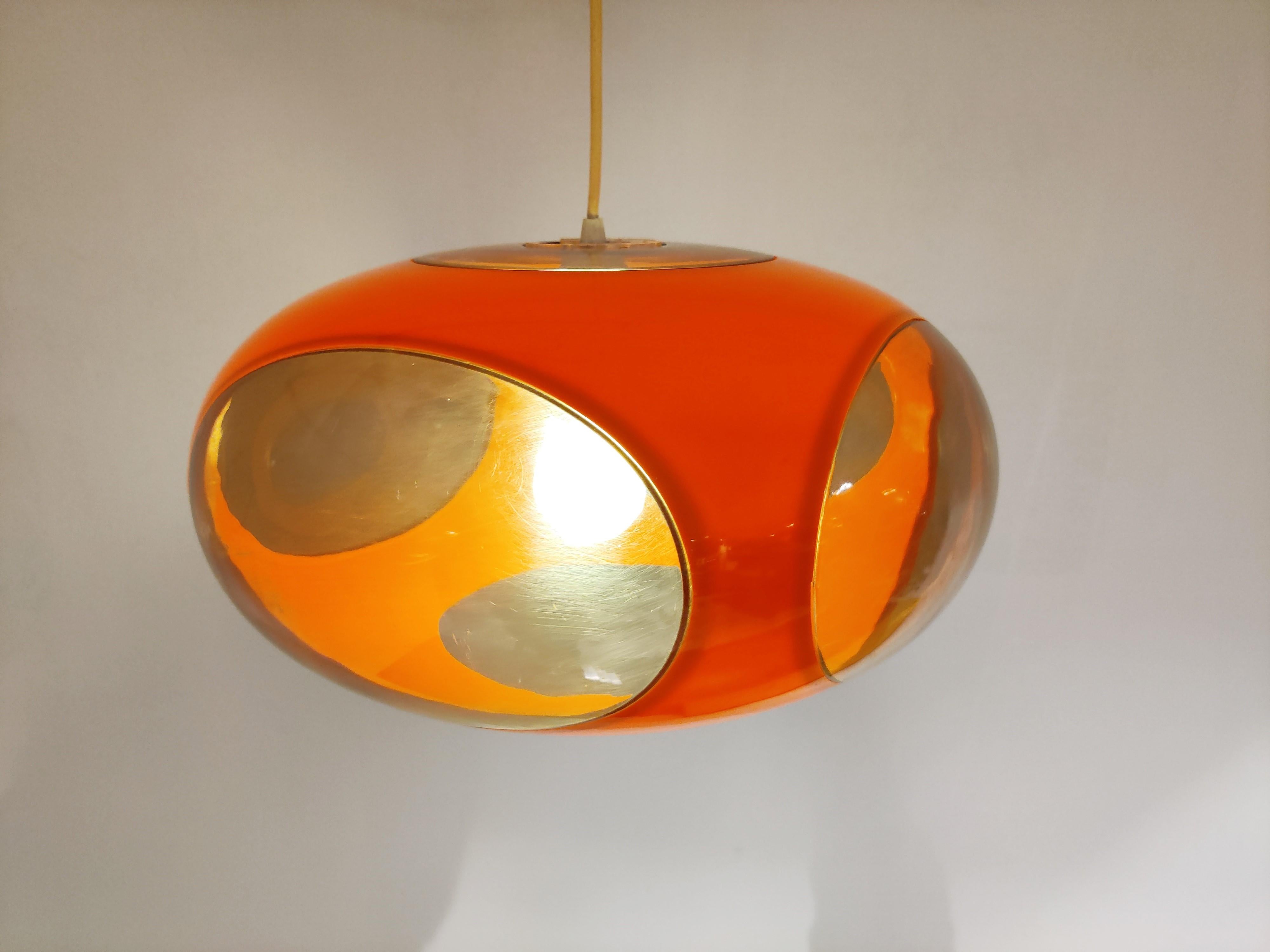 Plastic Space Age 'Bug Eye' Pendant Light, 1960s