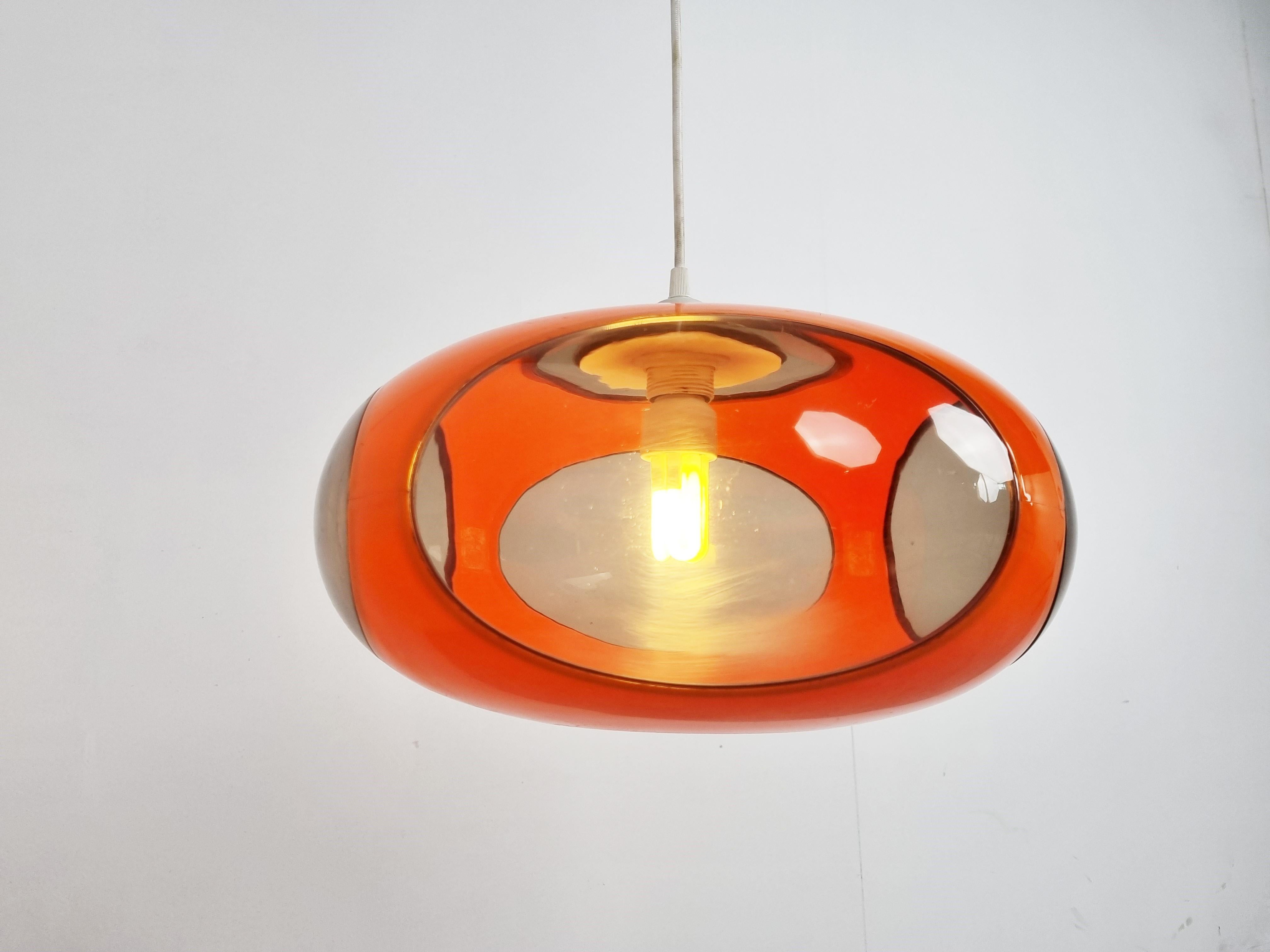 Plastic Space age 'bug eye' pendant light, 1960s