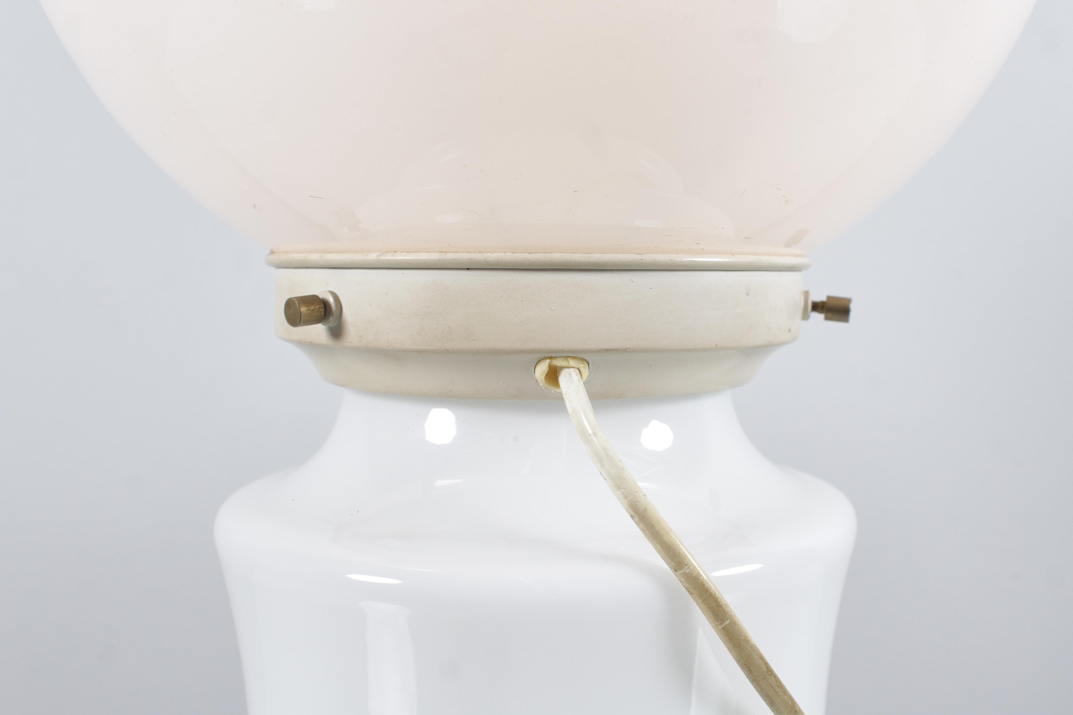 Space A.C. for Mazzega Murano Glass Table Lamp 70s Italy en vente 4