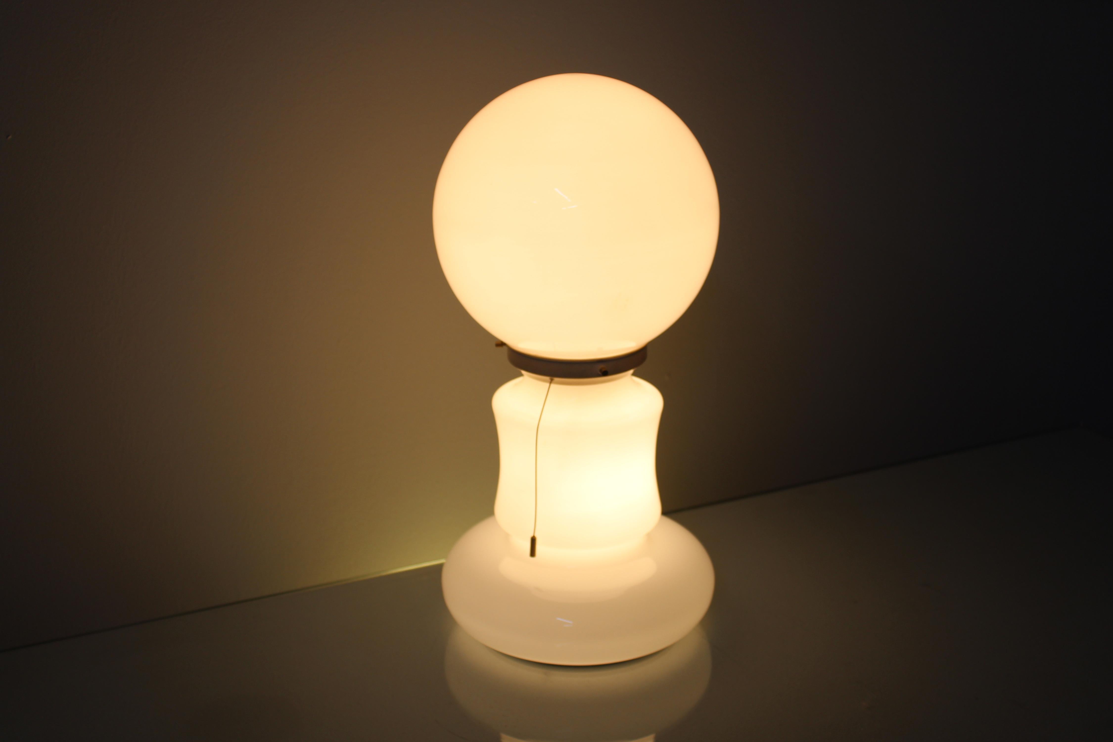 Space A.C. for Mazzega Murano Glass Table Lamp 70s Italy en vente 5