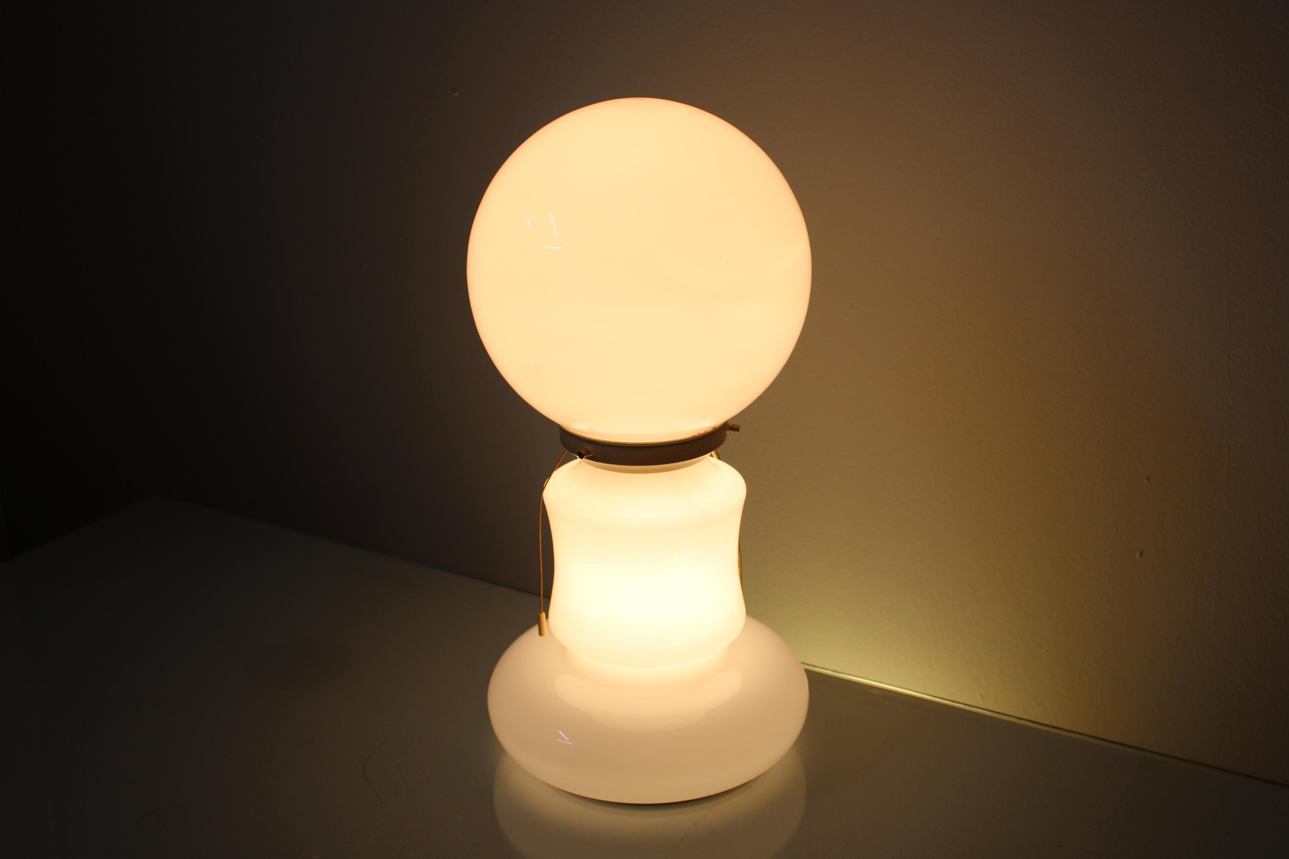 Space A.C. for Mazzega Murano Glass Table Lamp 70s Italy en vente 6
