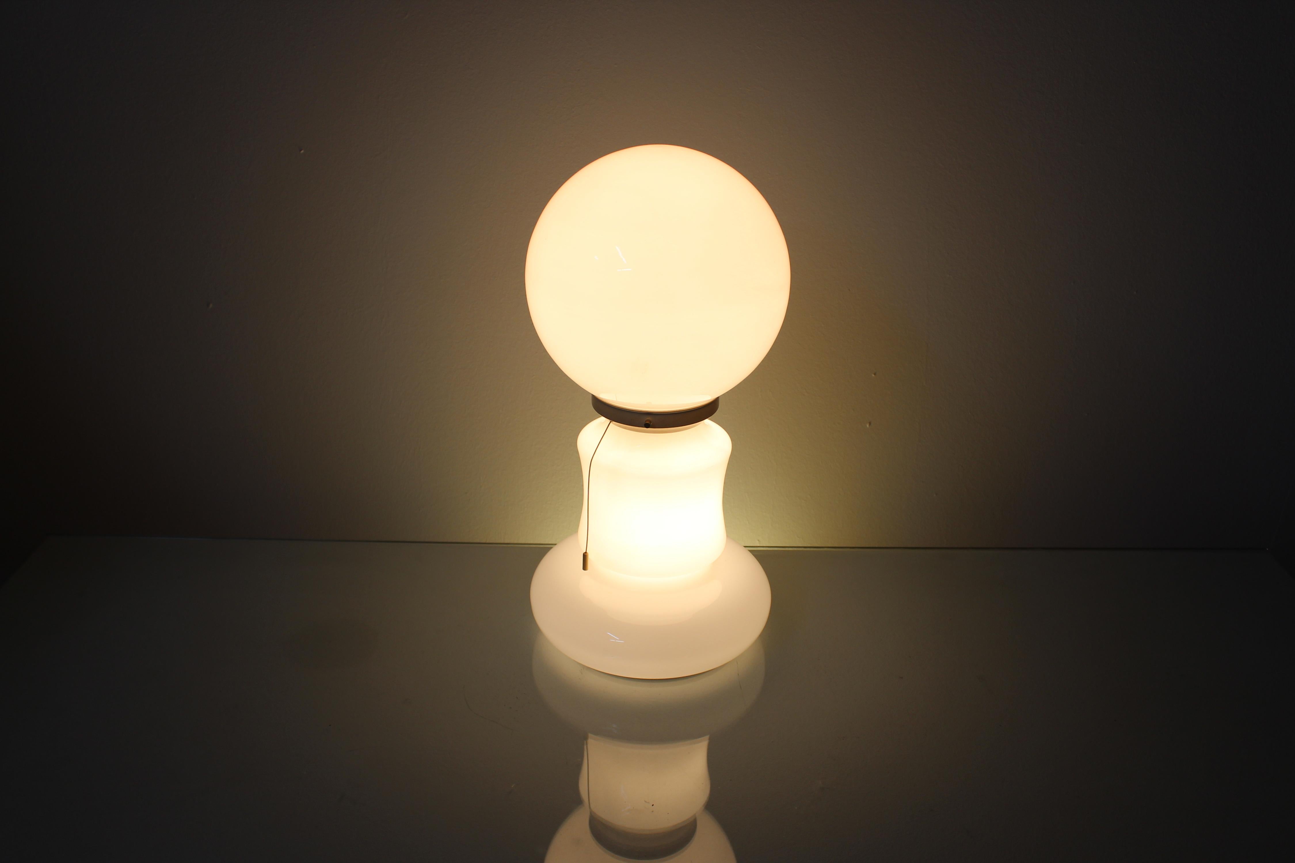 Space A.C. for Mazzega Murano Glass Table Lamp 70s Italy en vente 7