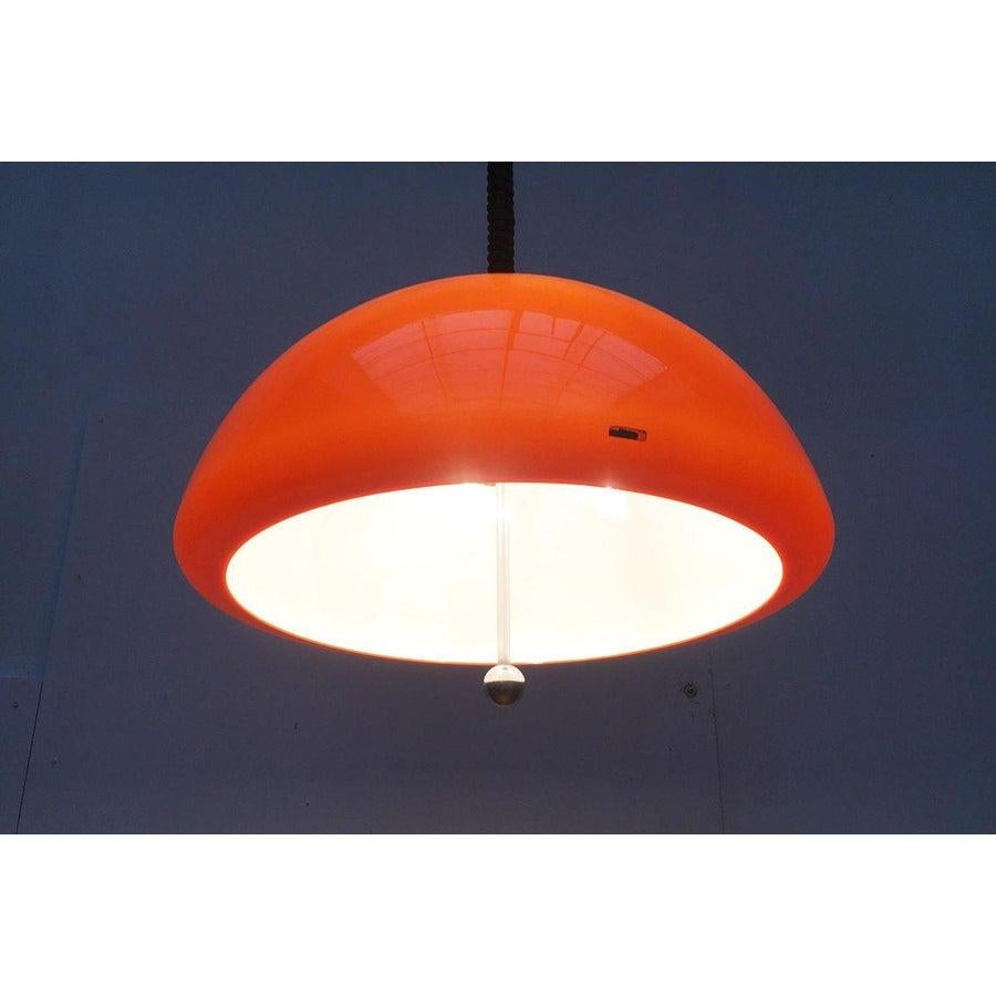 Metal Space Age Cabras Pendant Lamp by Luigi Massoni, 1960s For Sale