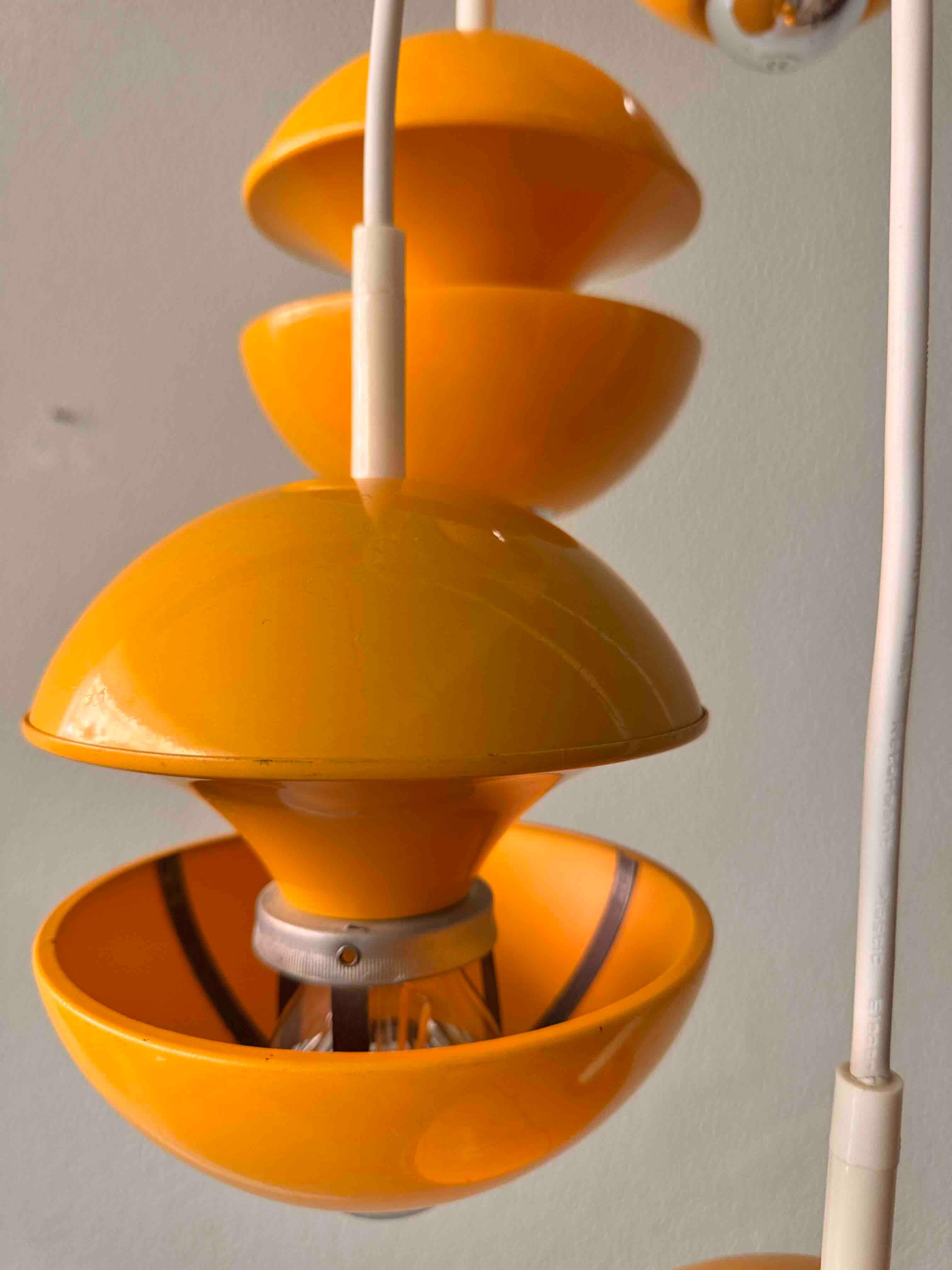 Space Age Cascade Lamp by Klaus Hempel for Kaiser, Germany, 1972 5