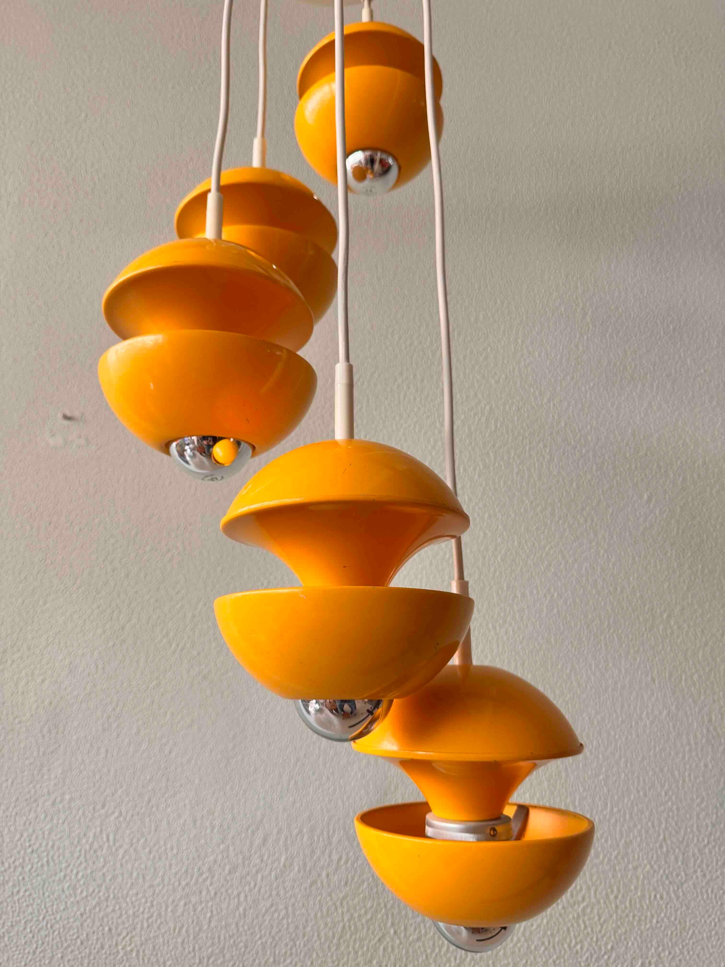 Space Age Cascade Lamp by Klaus Hempel for Kaiser, Germany, 1972 8