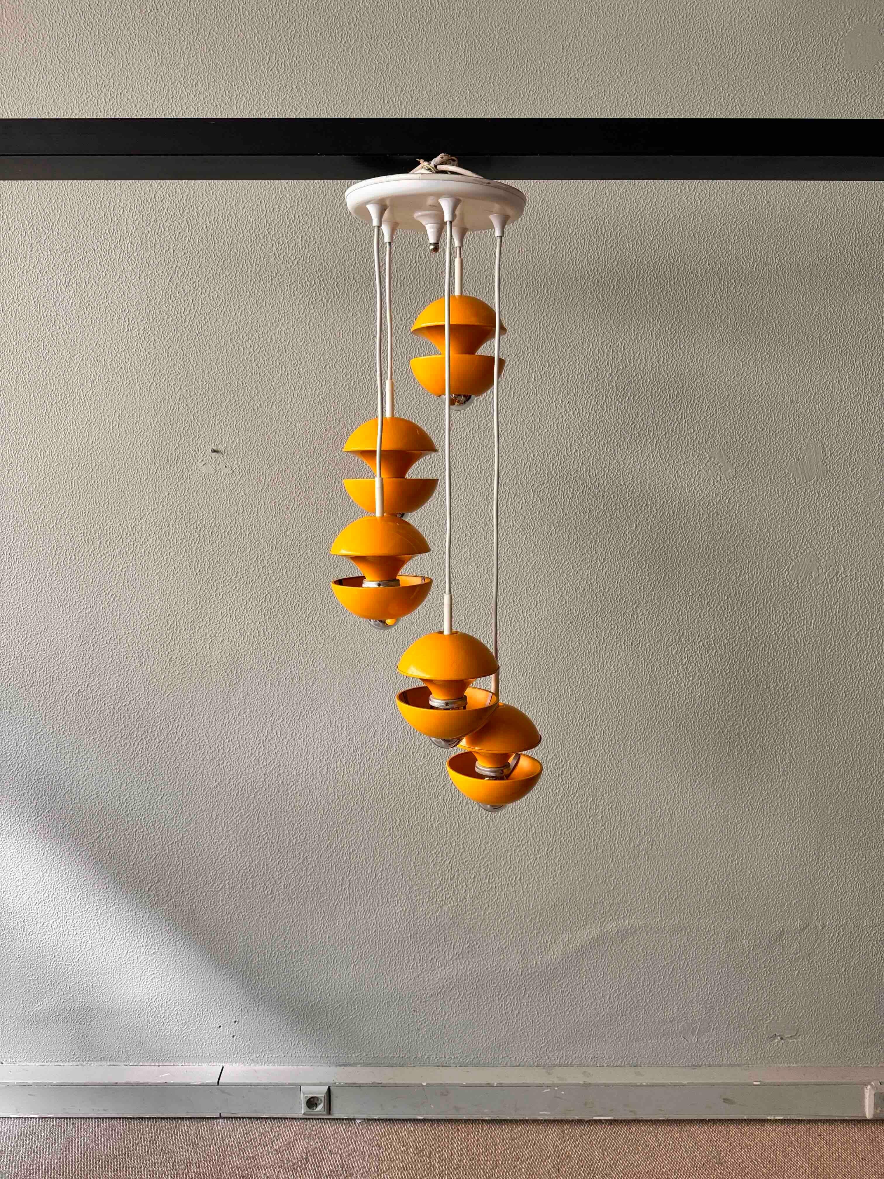 Space Age Cascade Lamp by Klaus Hempel for Kaiser, Germany, 1972 14