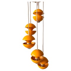 Space Age Cascade Lamp by Klaus Hempel for Kaiser, Germany, 1972