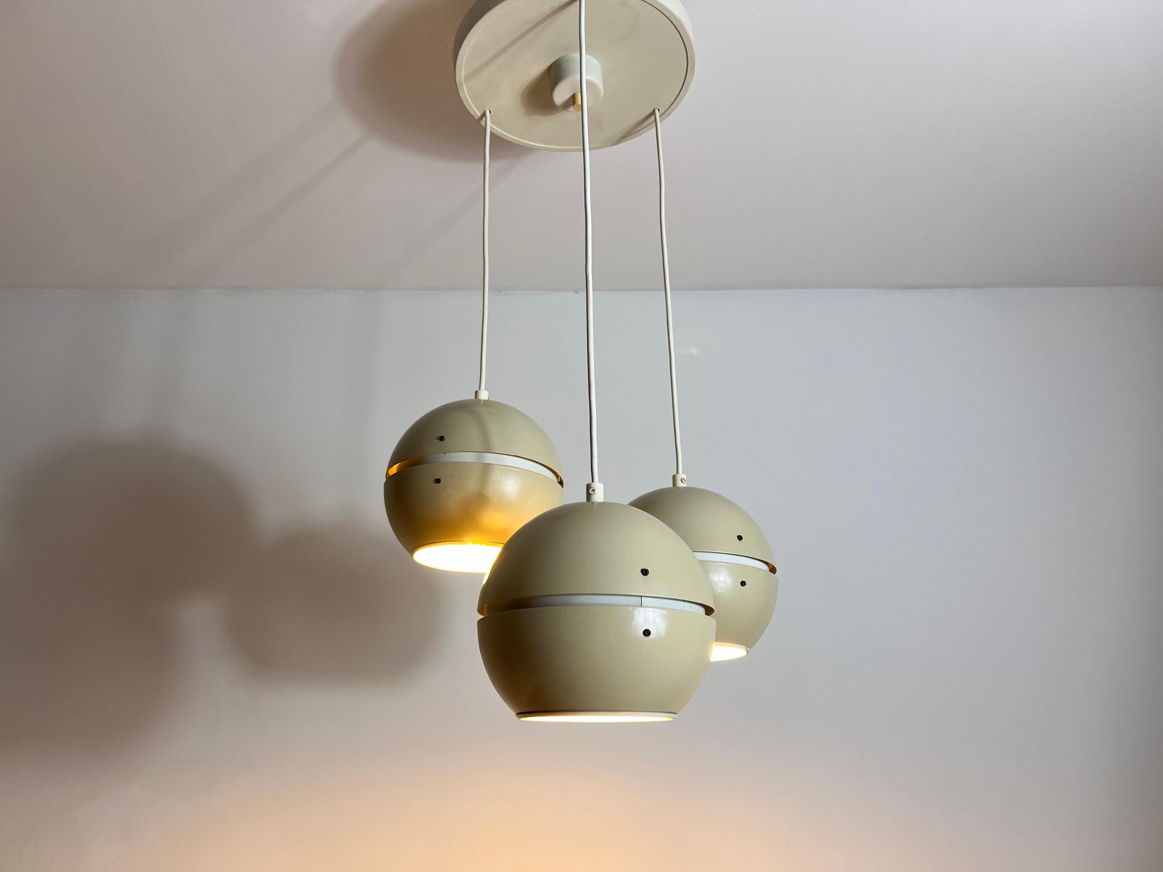 Lampada a sospensione a cascata A Space Age, Germania Est, anni '70 in vendita 4