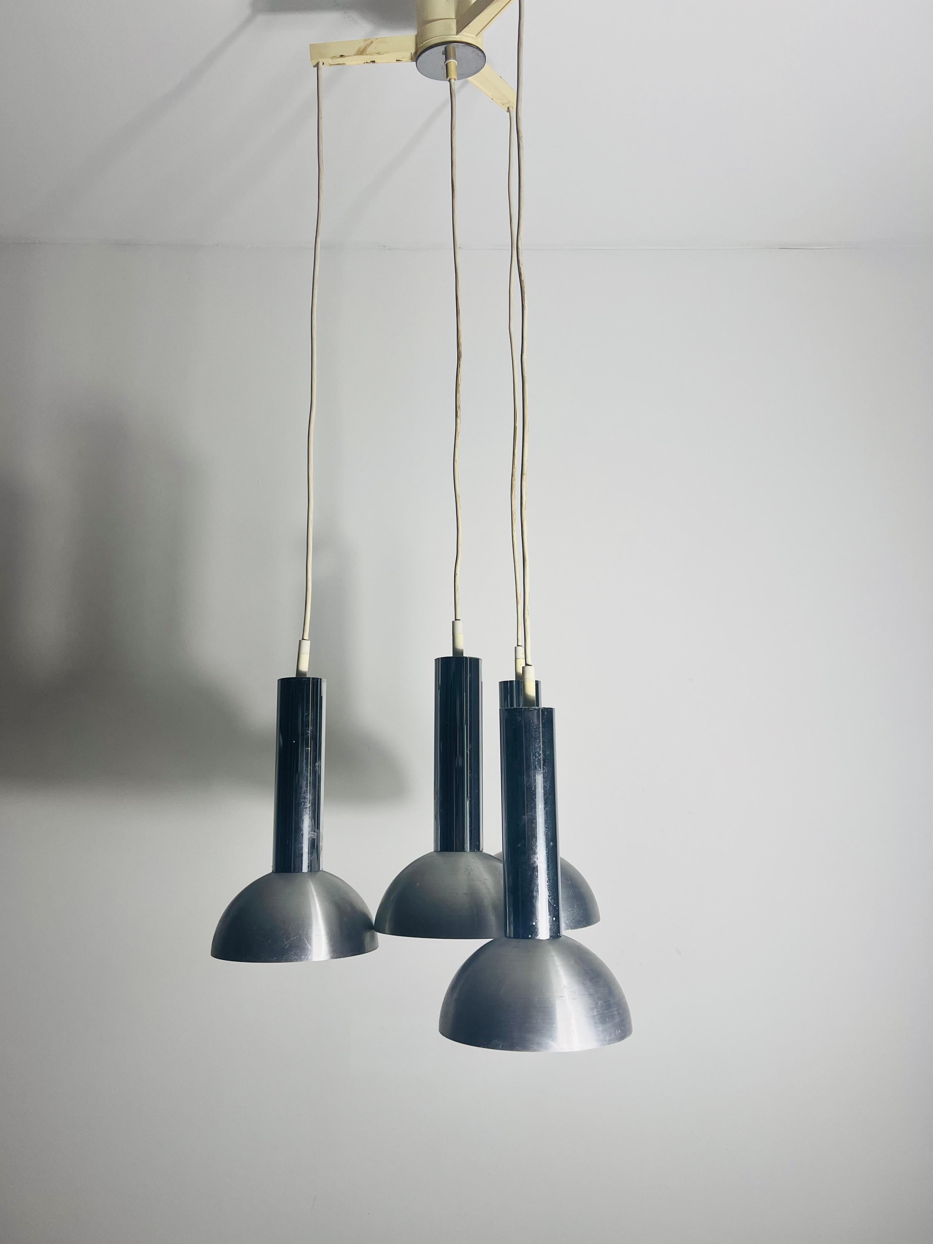 Mid-Century moderno Lampada a sospensione a cascata A Space AGE, Germania, anni '70 in vendita