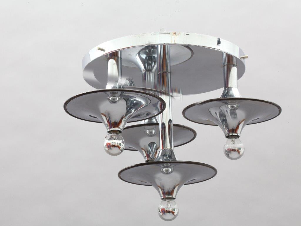 XX secolo Plafoniera A Space Age nello stile di Reggiani 1970 in vendita