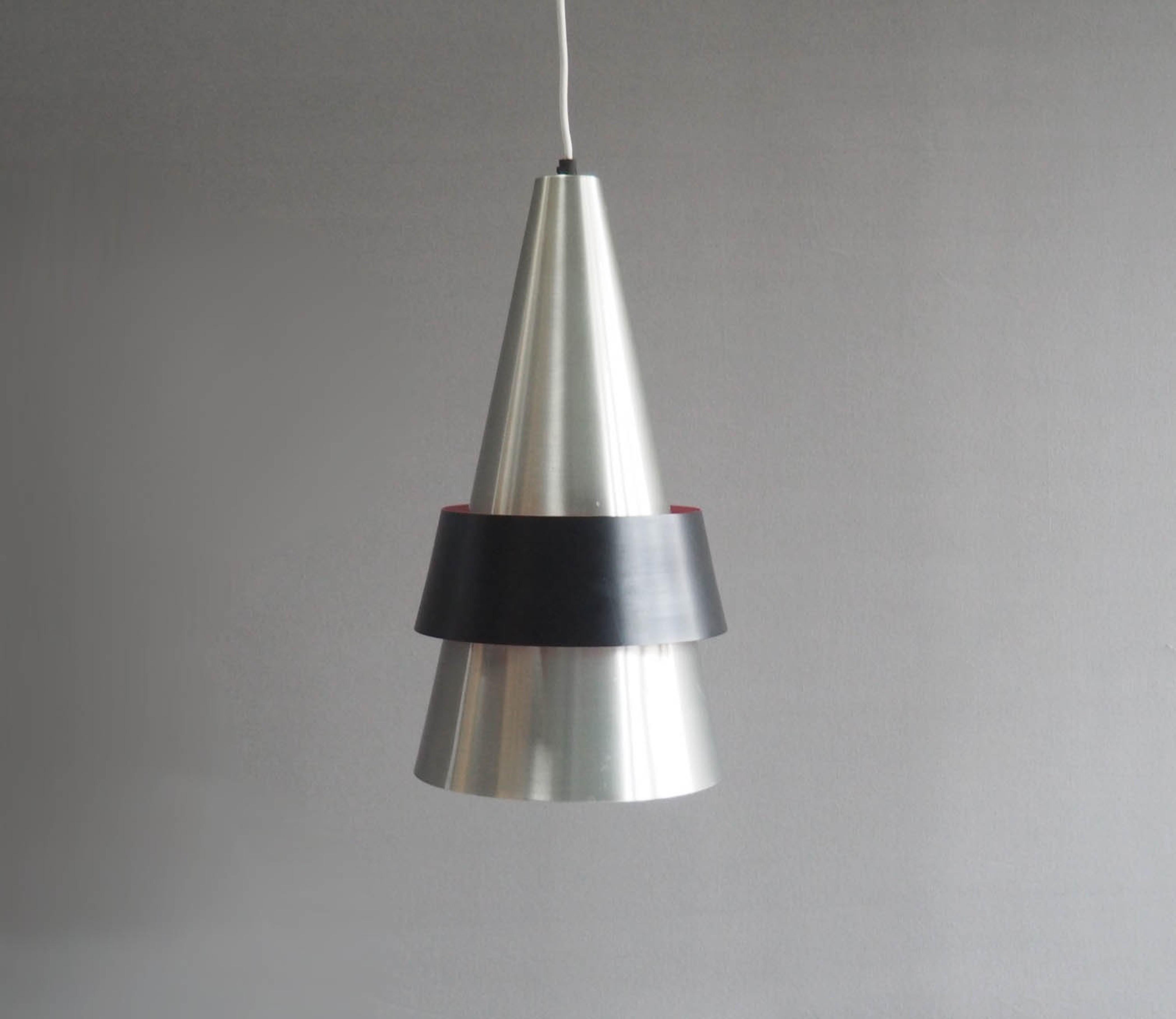 Mid-Century Modern Space Age Ceiling Lamp Corona by Jo Hammerborg, Fog & Mørup, 1960s For Sale