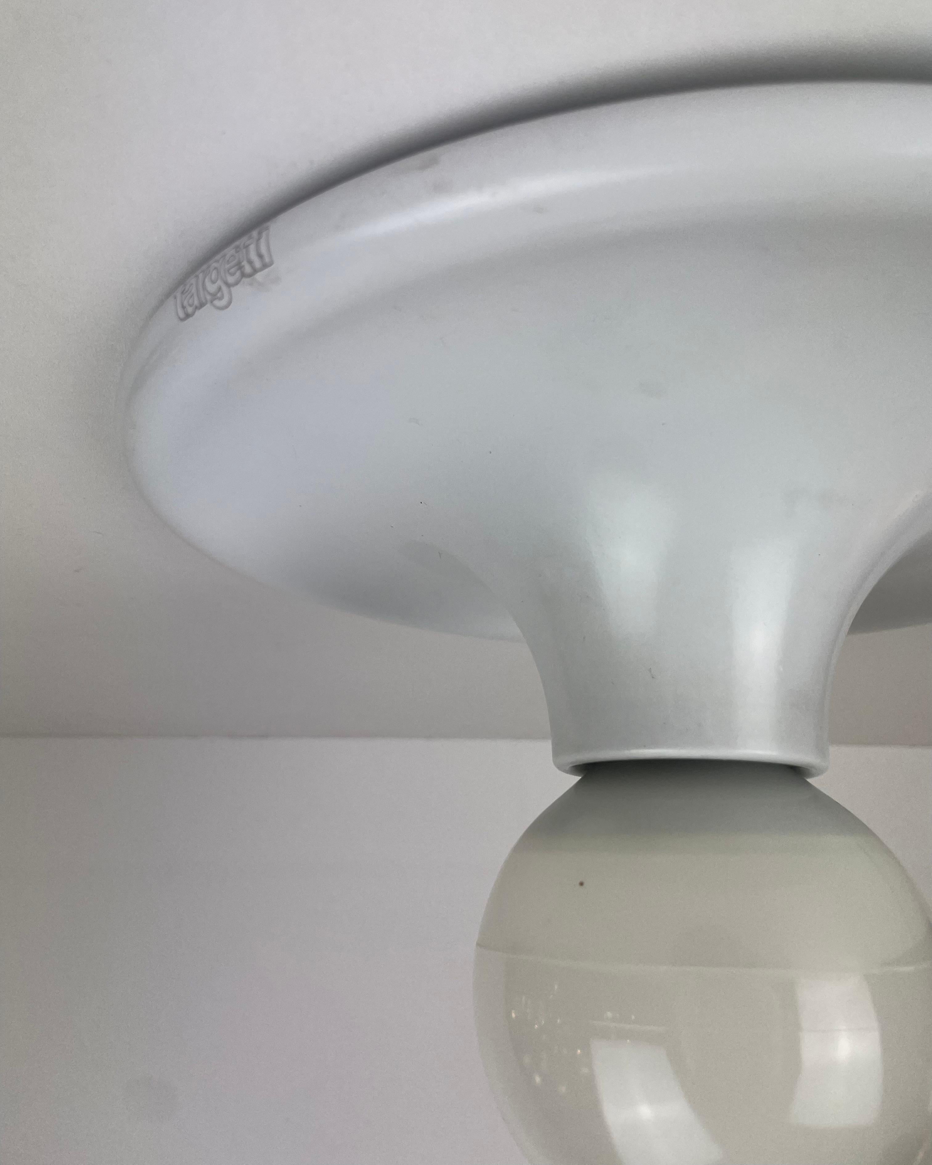 Lámpara de techo o pared Space Age de Targetti, años 70 en venta 6