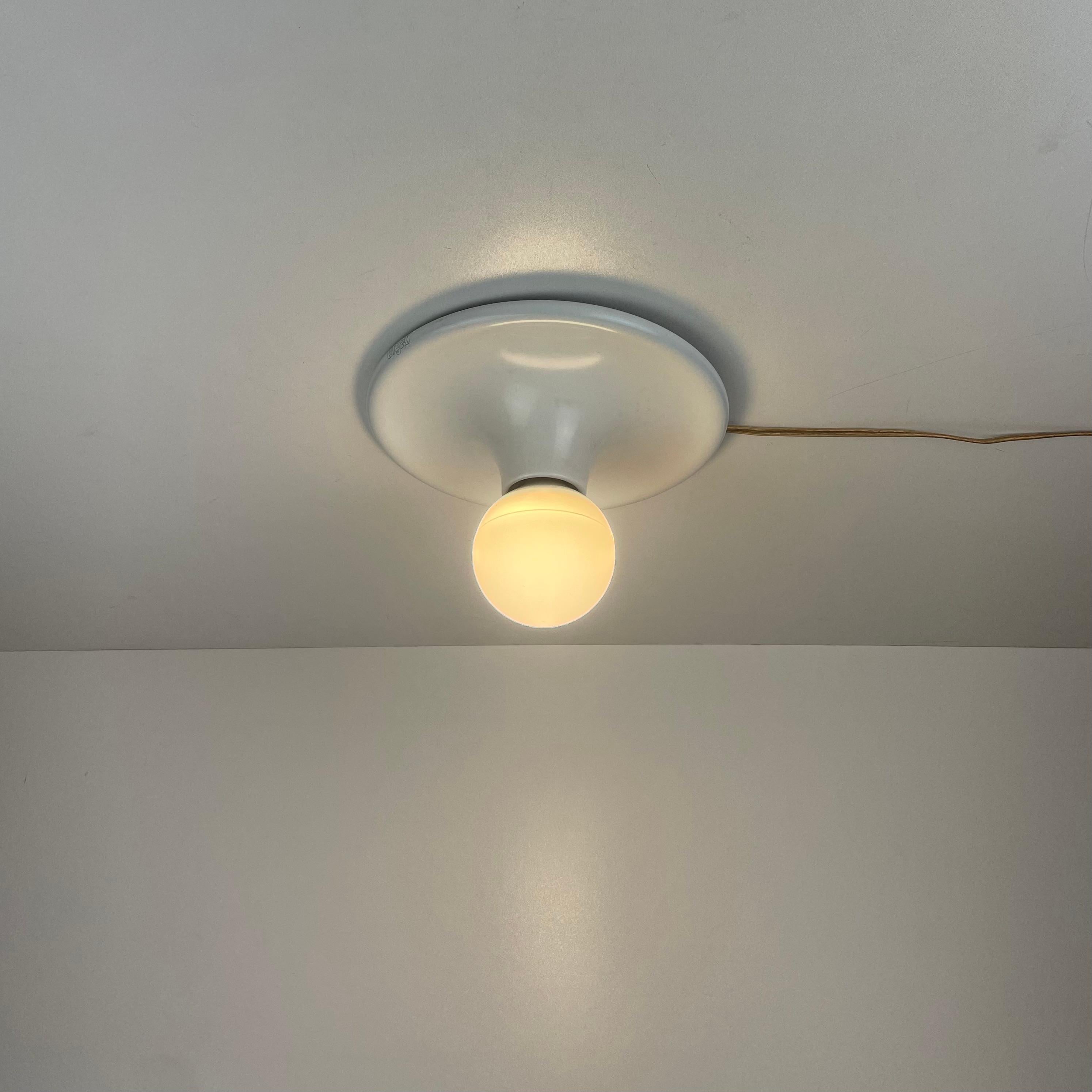 Lámpara de techo o pared Space Age de Targetti, años 70 Metal en venta