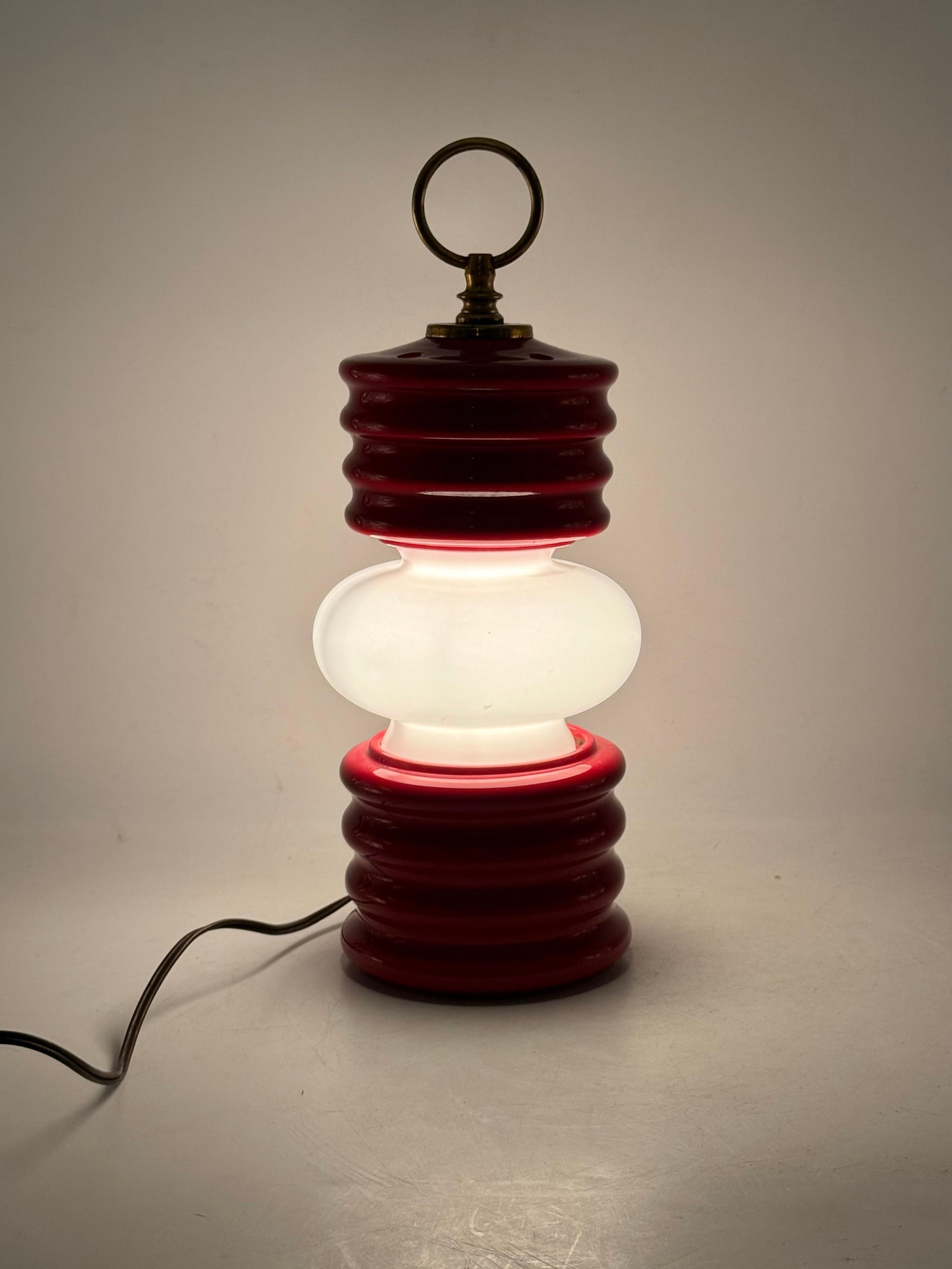 Lampe de table en forme de lanterne en céramique de l'ère spatiale, Ceramiche Fiorentine Italie, années 1970 en vente 7
