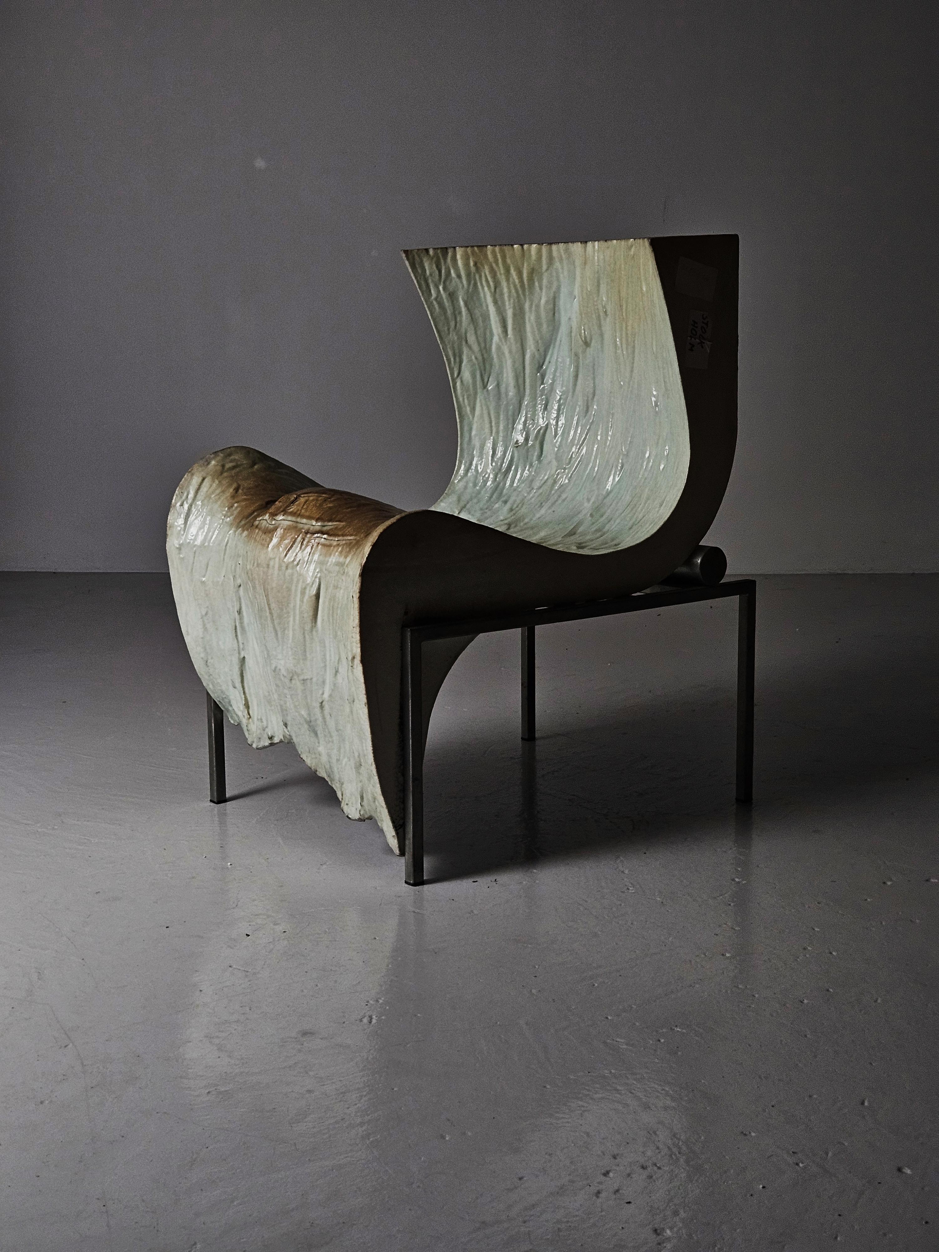 Space Age-Stuhl „Estrosa“ von Gianni Osgnach für Dilmos, Italien, 1990er Jahre im Angebot 4