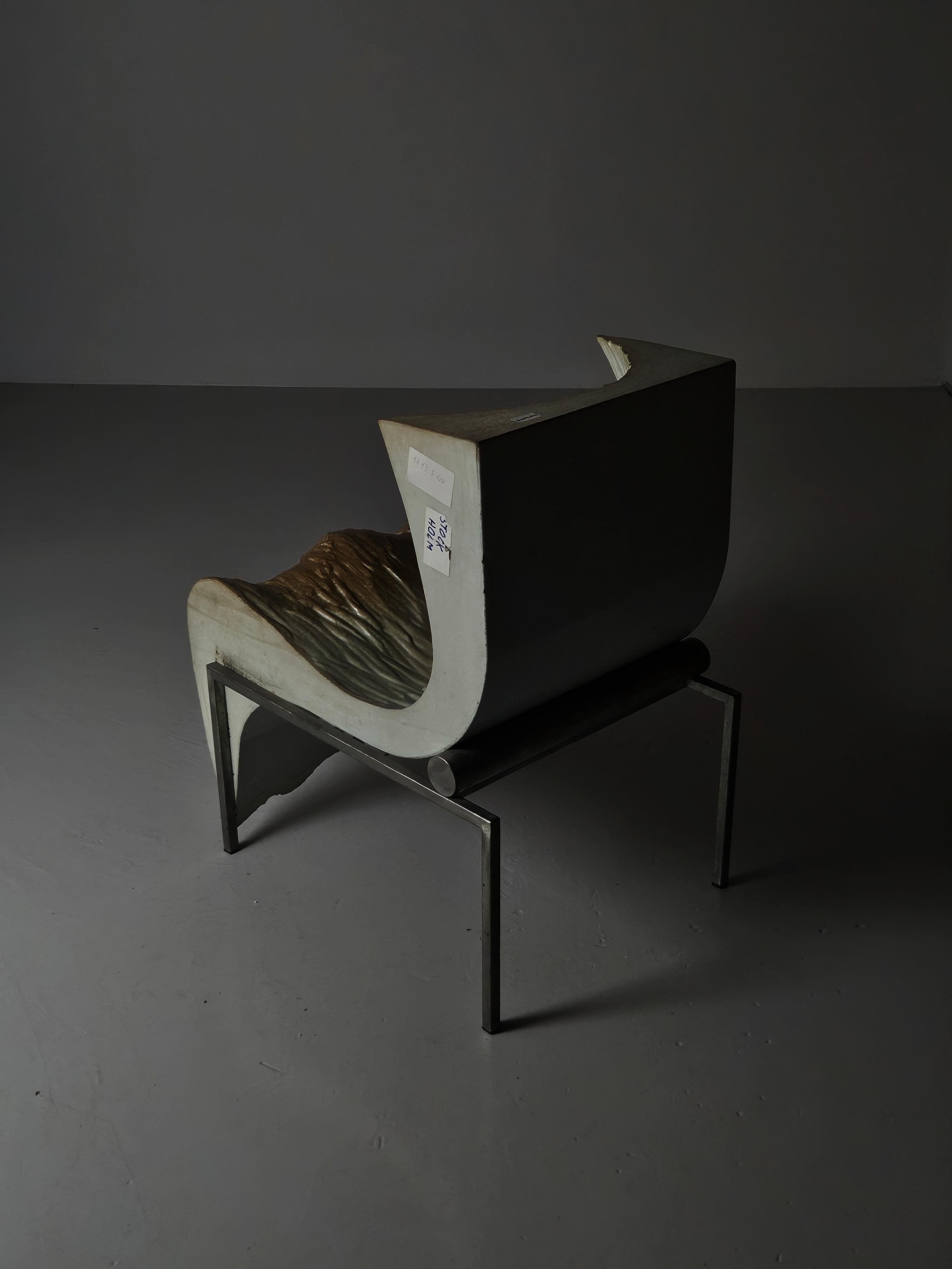 Space Age-Stuhl „Estrosa“ von Gianni Osgnach für Dilmos, Italien, 1990er Jahre im Angebot 1