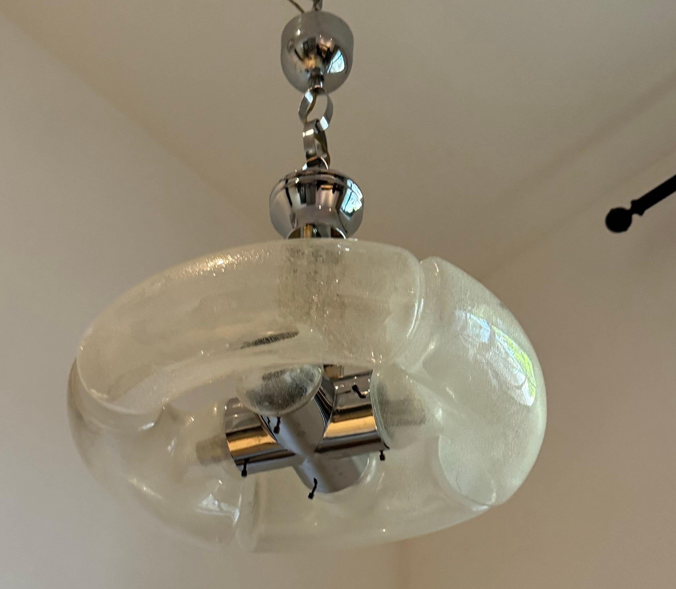 Lampadario A Space di Aldo Nason per Mazzega, circa 1970 in vendita 1