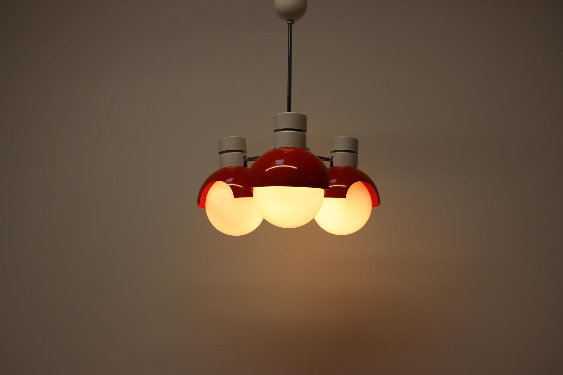 Space Age Chandelier by Napako, 1970s For Sale 7
