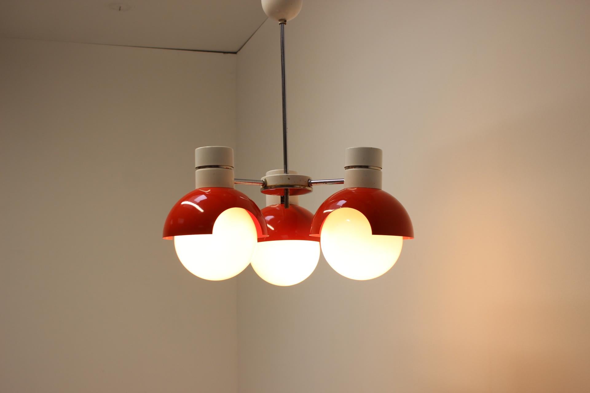 Space Age Chandelier by Napako, 1970s For Sale 8