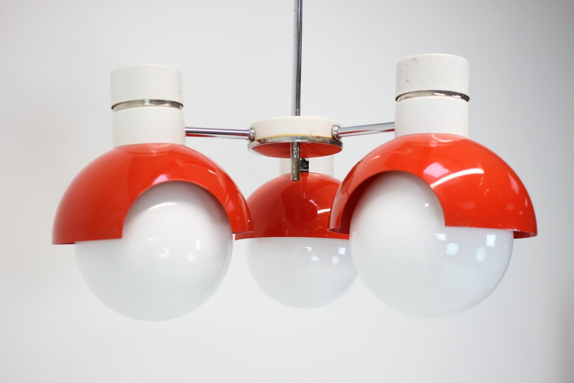 Czech Space Age Chandelier by Napako, 1970s For Sale