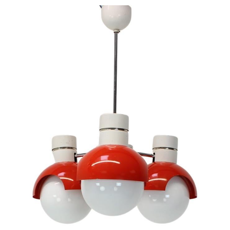 Space Age Chandelier by Napako, 1970s For Sale