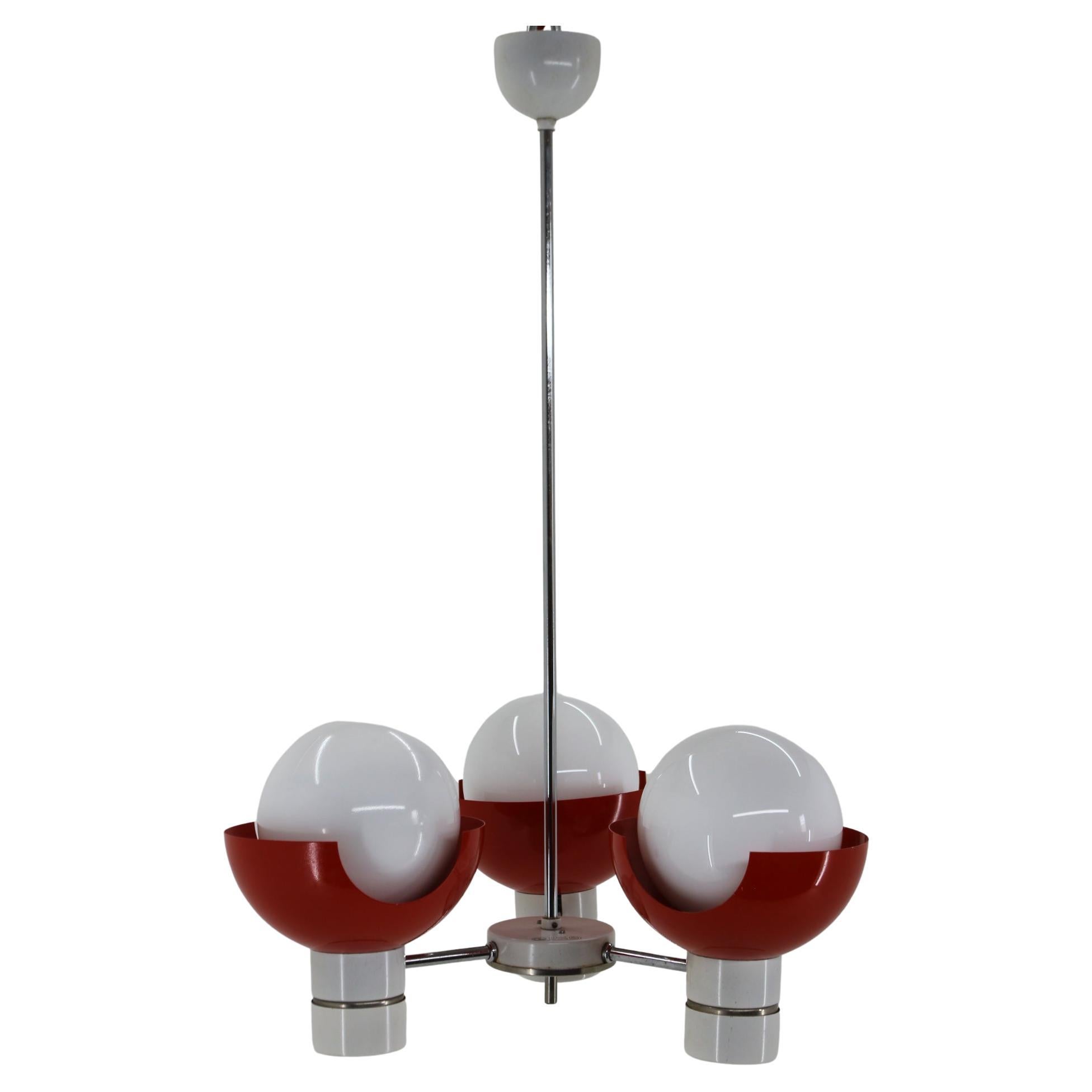 Space Age Chandelier by Napako, Czechoslovakia, 1970s