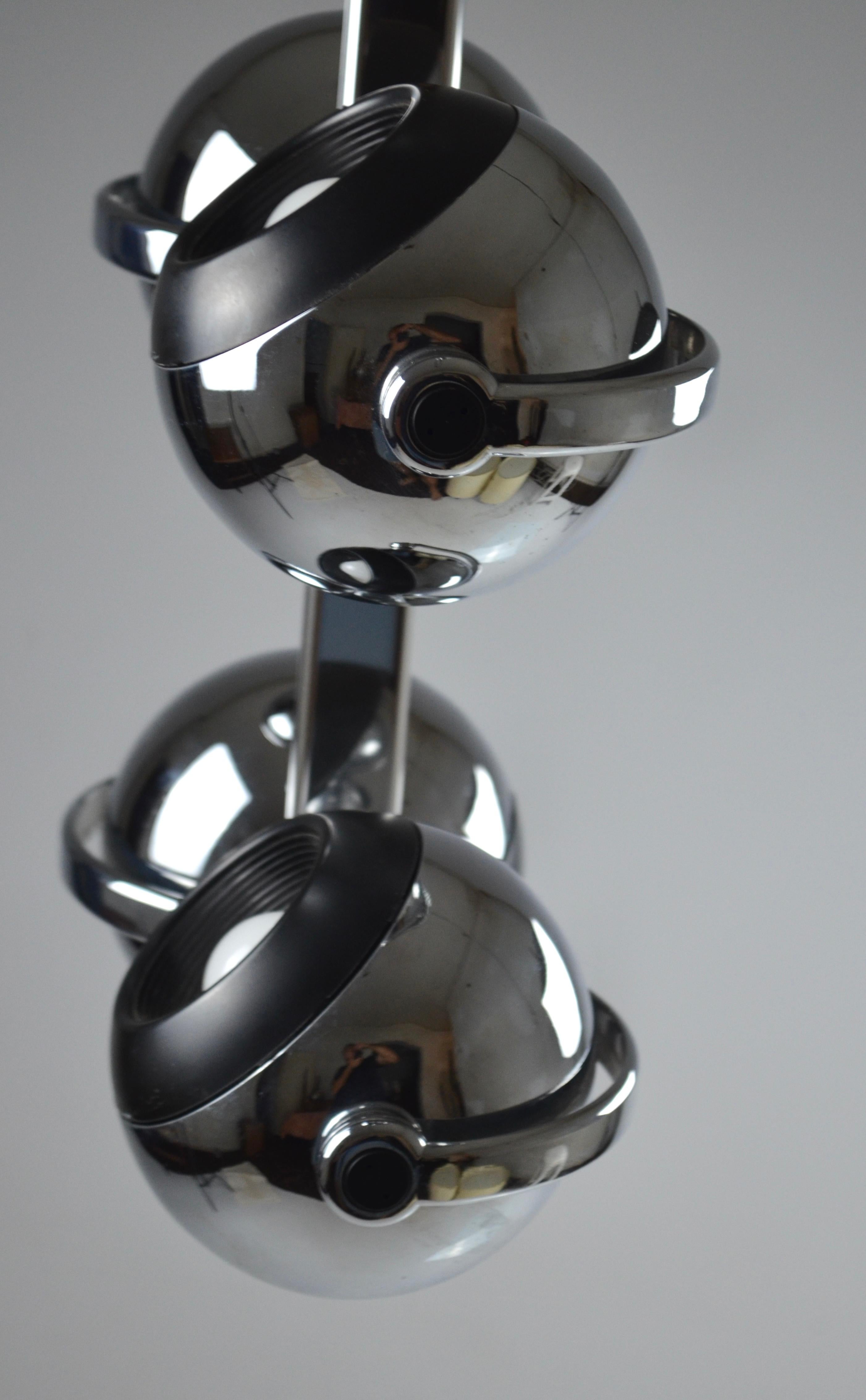 Late 20th Century Space age chandelier by Terence Conran, for Erco, 1970s For Sale