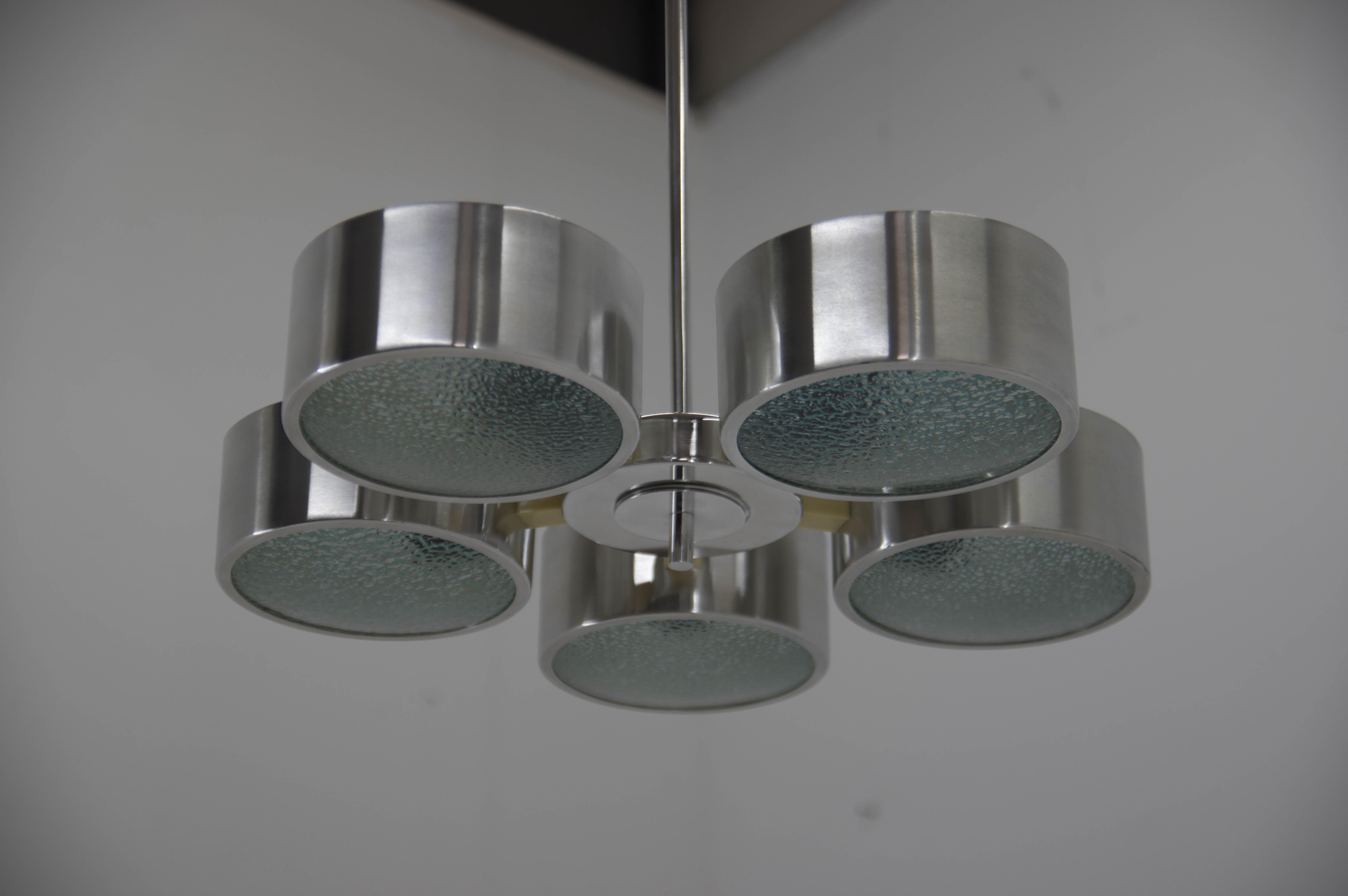 Lampadario A Space, Germania, anni '70, restaurato in vendita 3