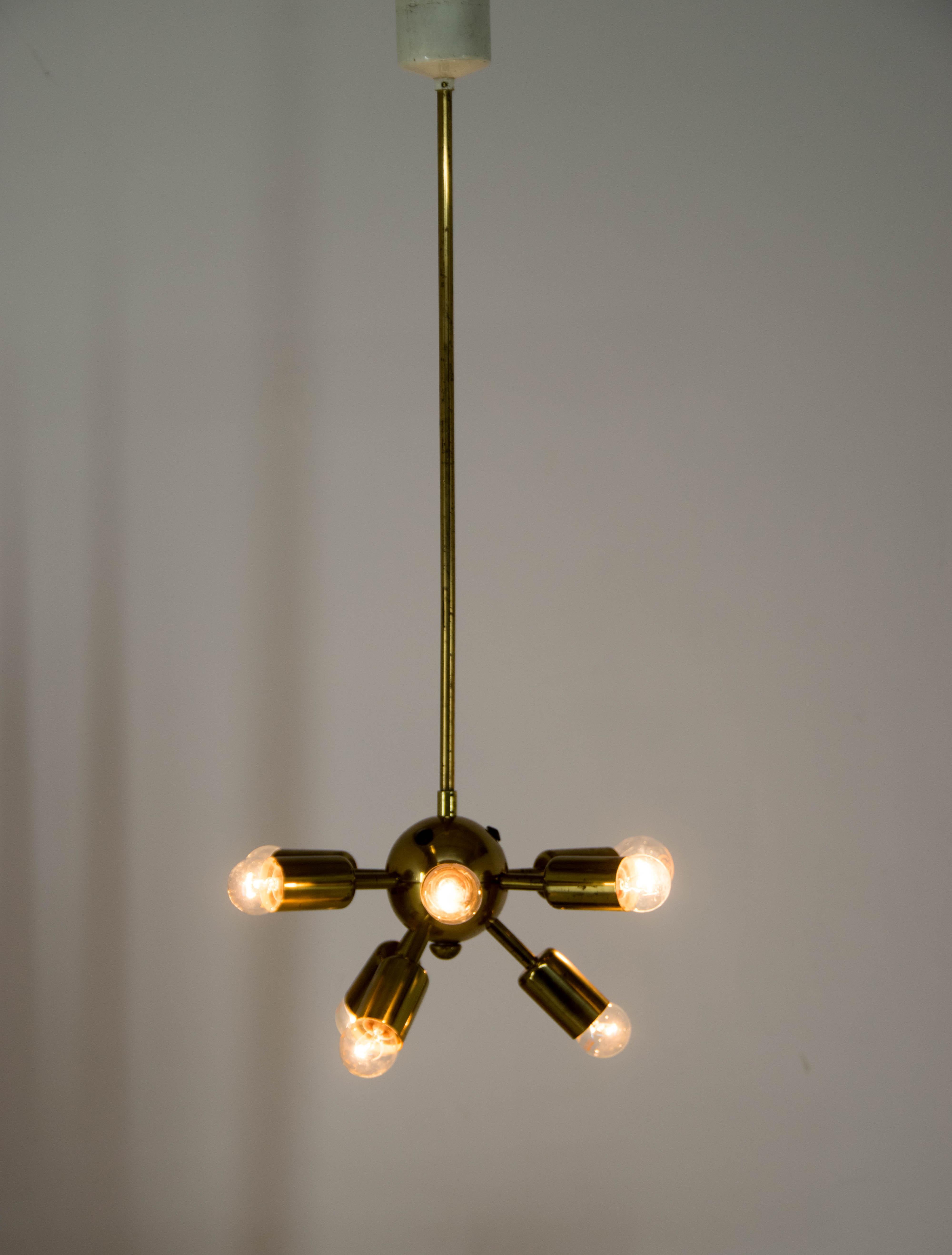 Space Age Chandelier Sputnik by Drukov, 1970s 1