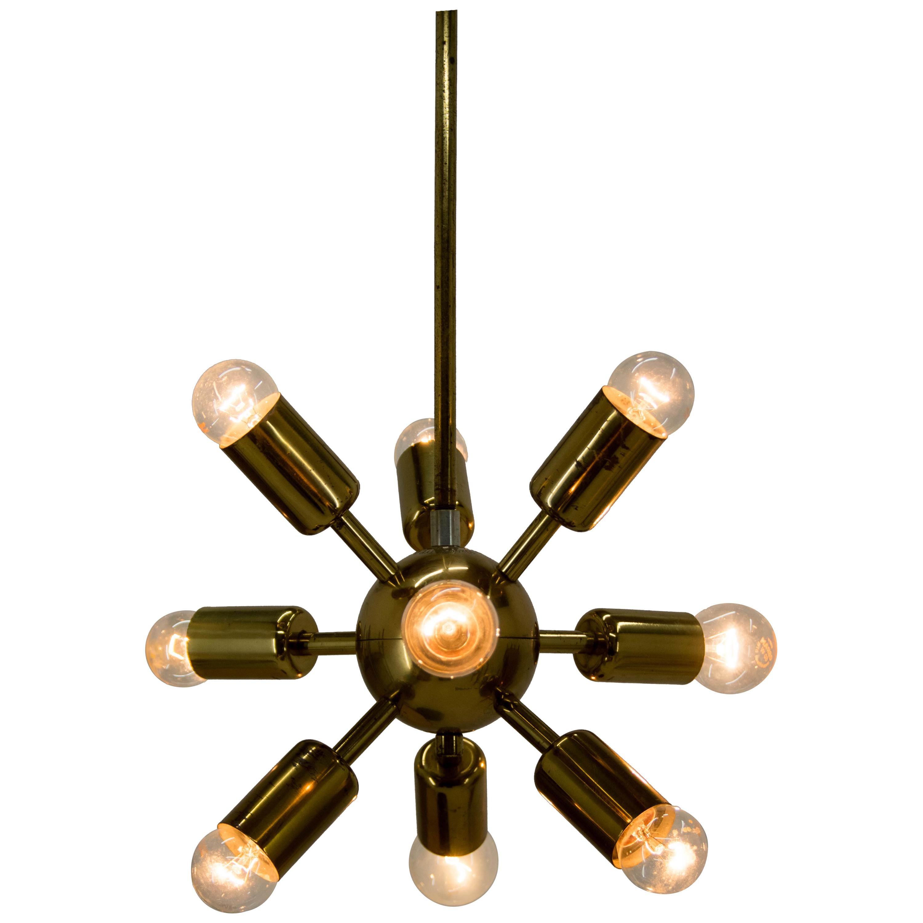 Space Age Chandelier Sputnik by Drukov, 1970s