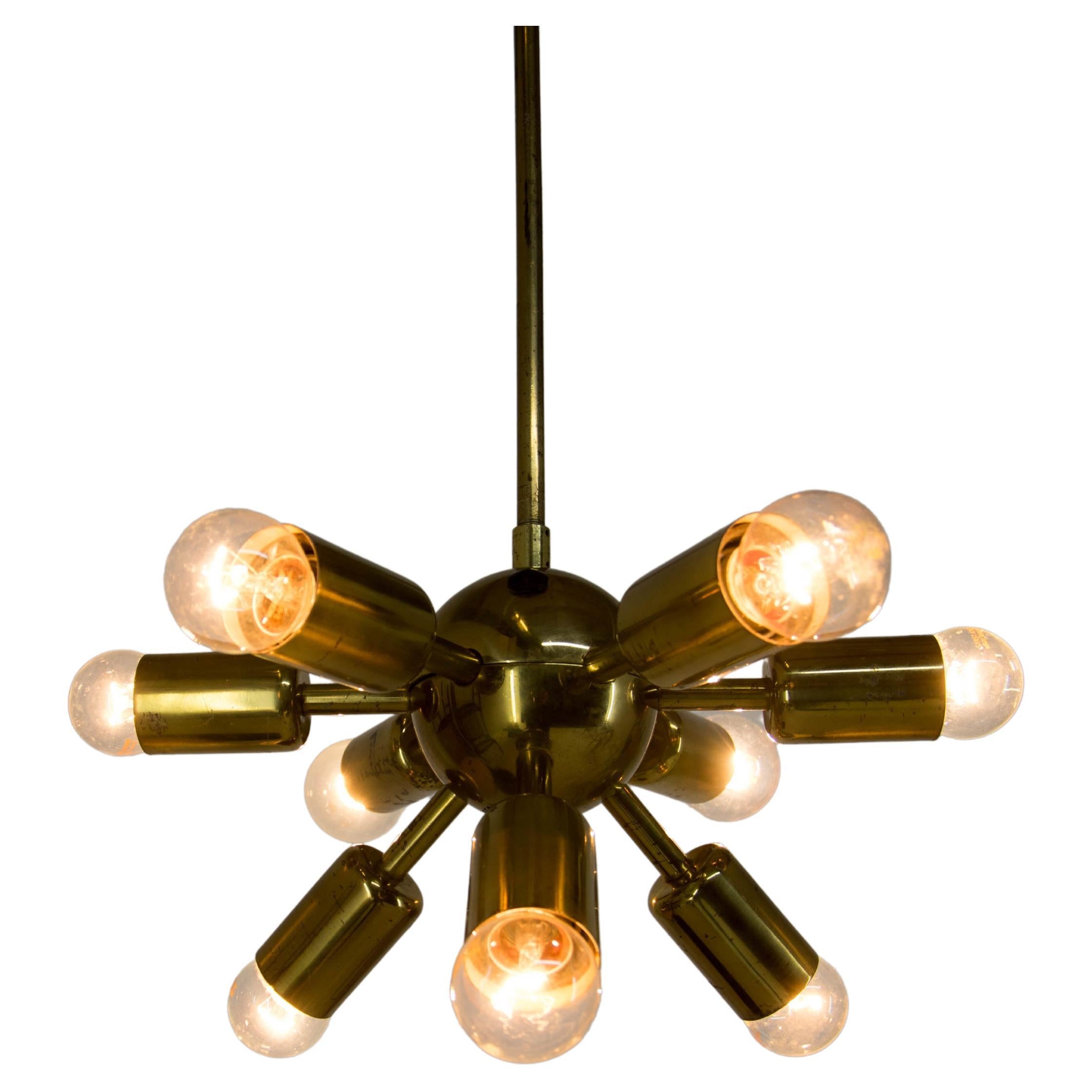 Space Age Chandelier Sputnik by Drukov, 1970s