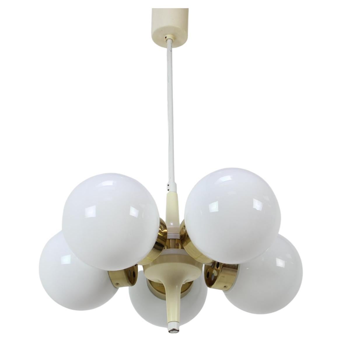 Space Age Chandelier Sputnik by Elektroinstala Decin, 1970s For Sale