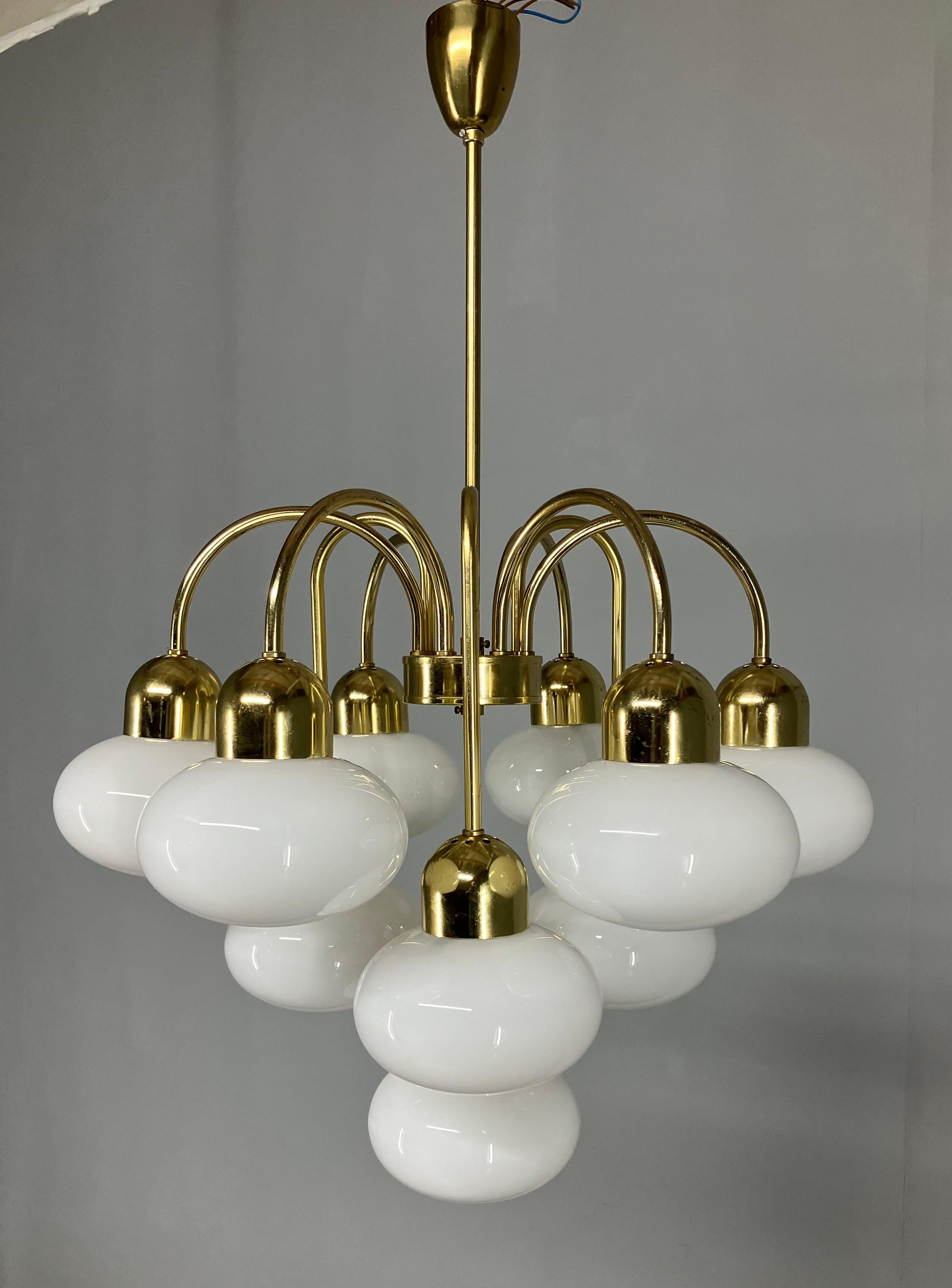 Space Age Chandelier Sputnik by Kamenicky Senov, 1970s 3