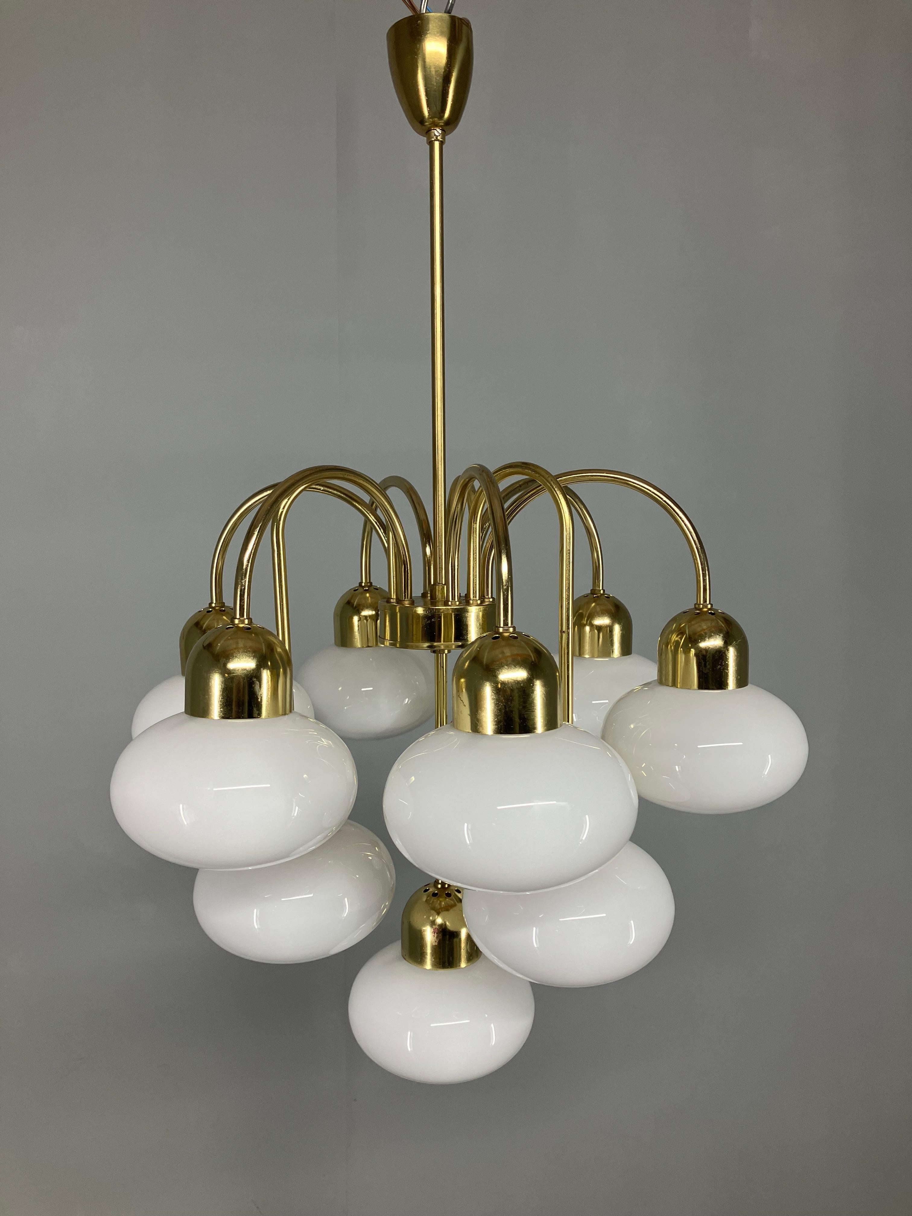 Space Age Chandelier Sputnik by Kamenicky Senov, 1970s 4