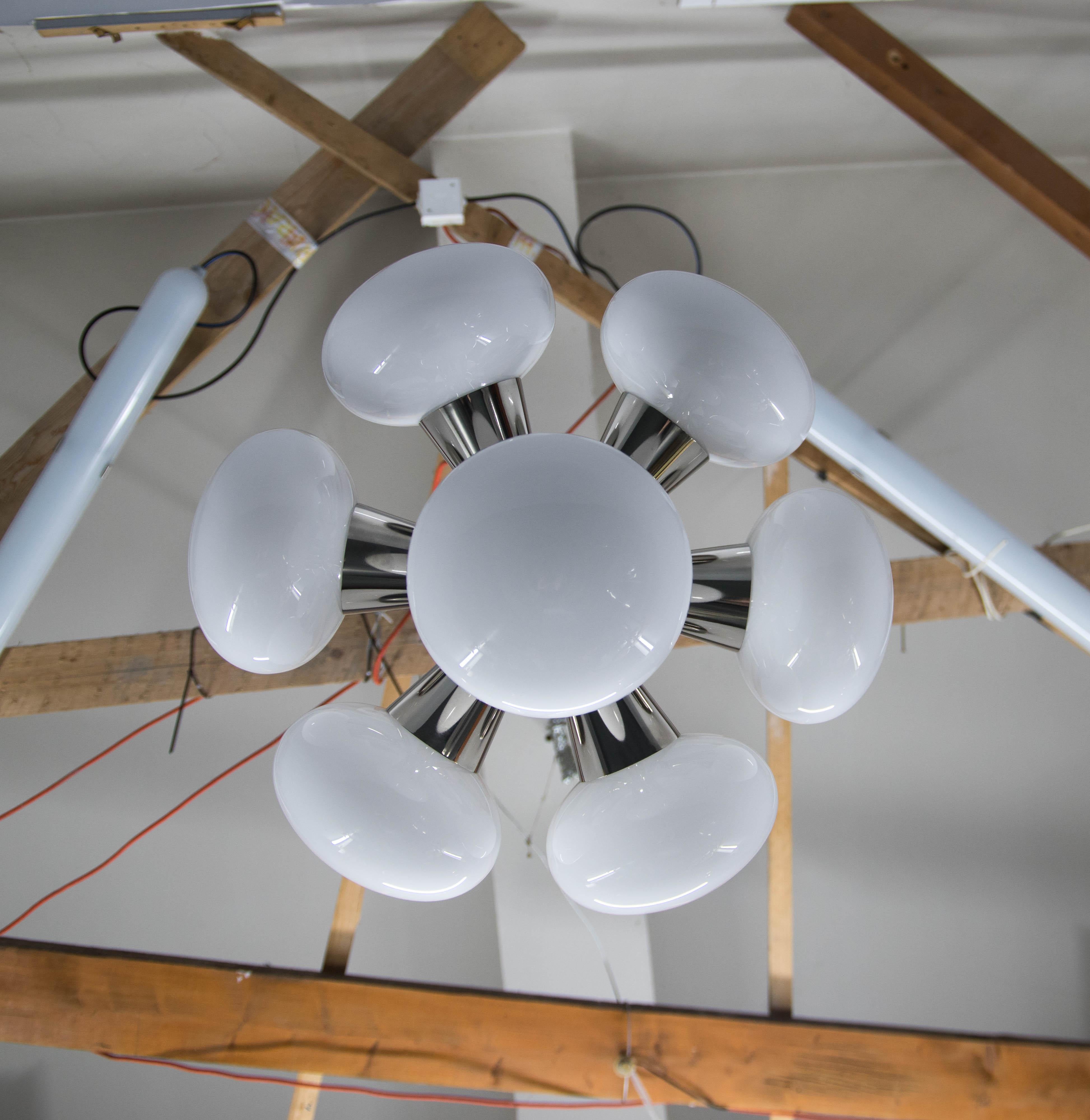 Lustre Spoutnik de l'ère spatiale de Kamenicky Senov, 1970 en vente 5