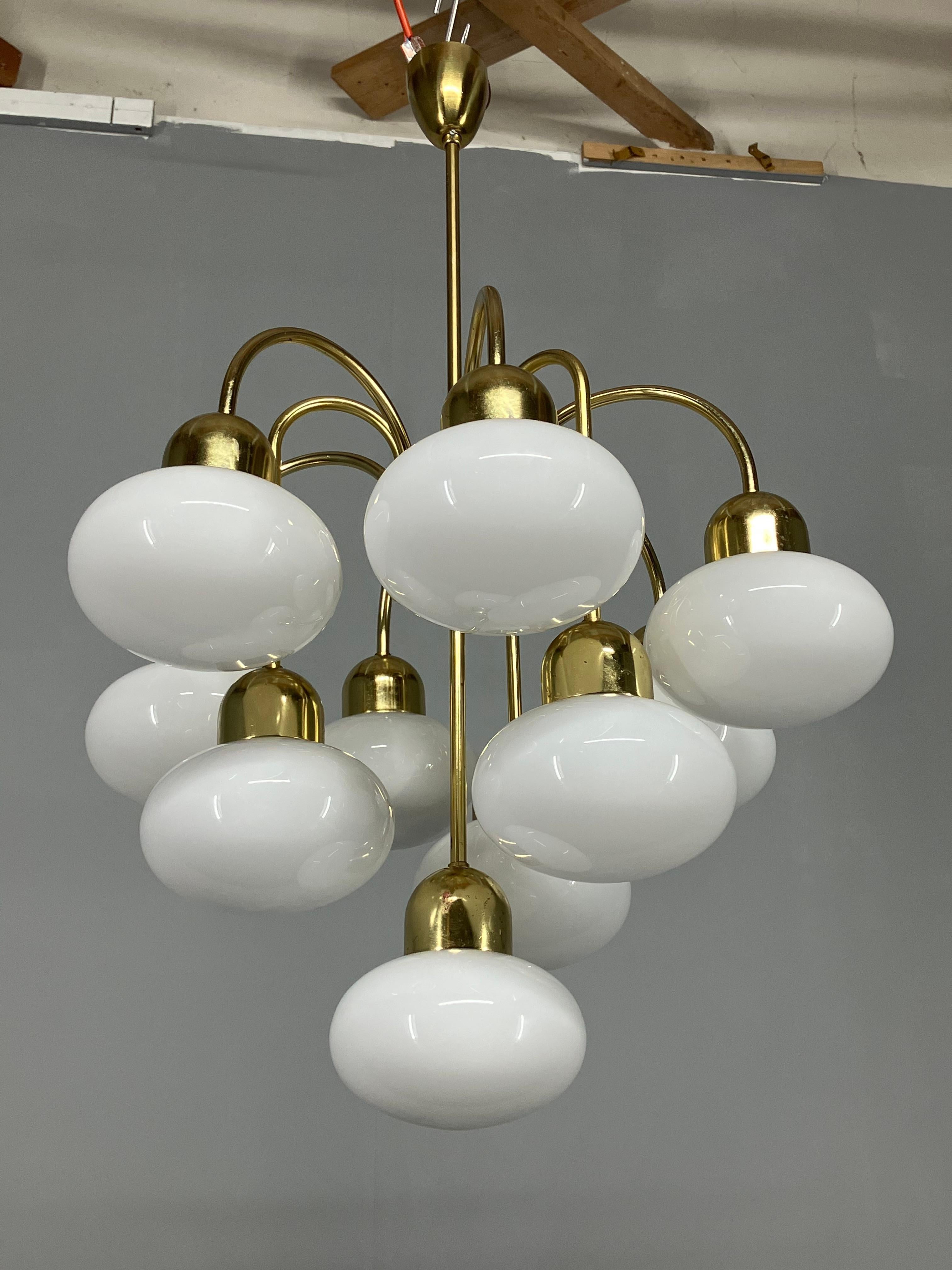 Space Age Chandelier Sputnik by Kamenicky Senov, 1970s 5