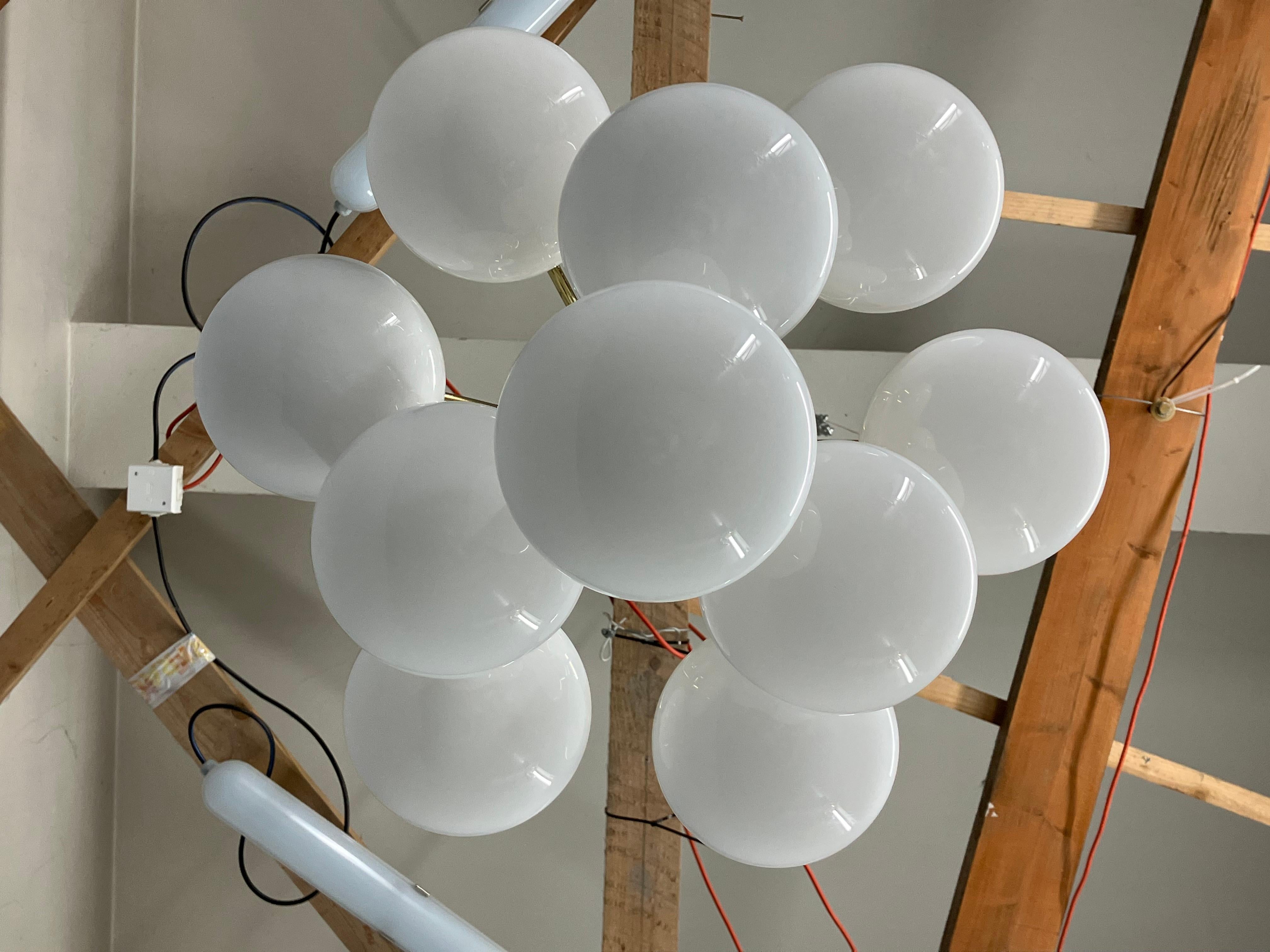 Space Age Chandelier Sputnik by Kamenicky Senov, 1970s 6